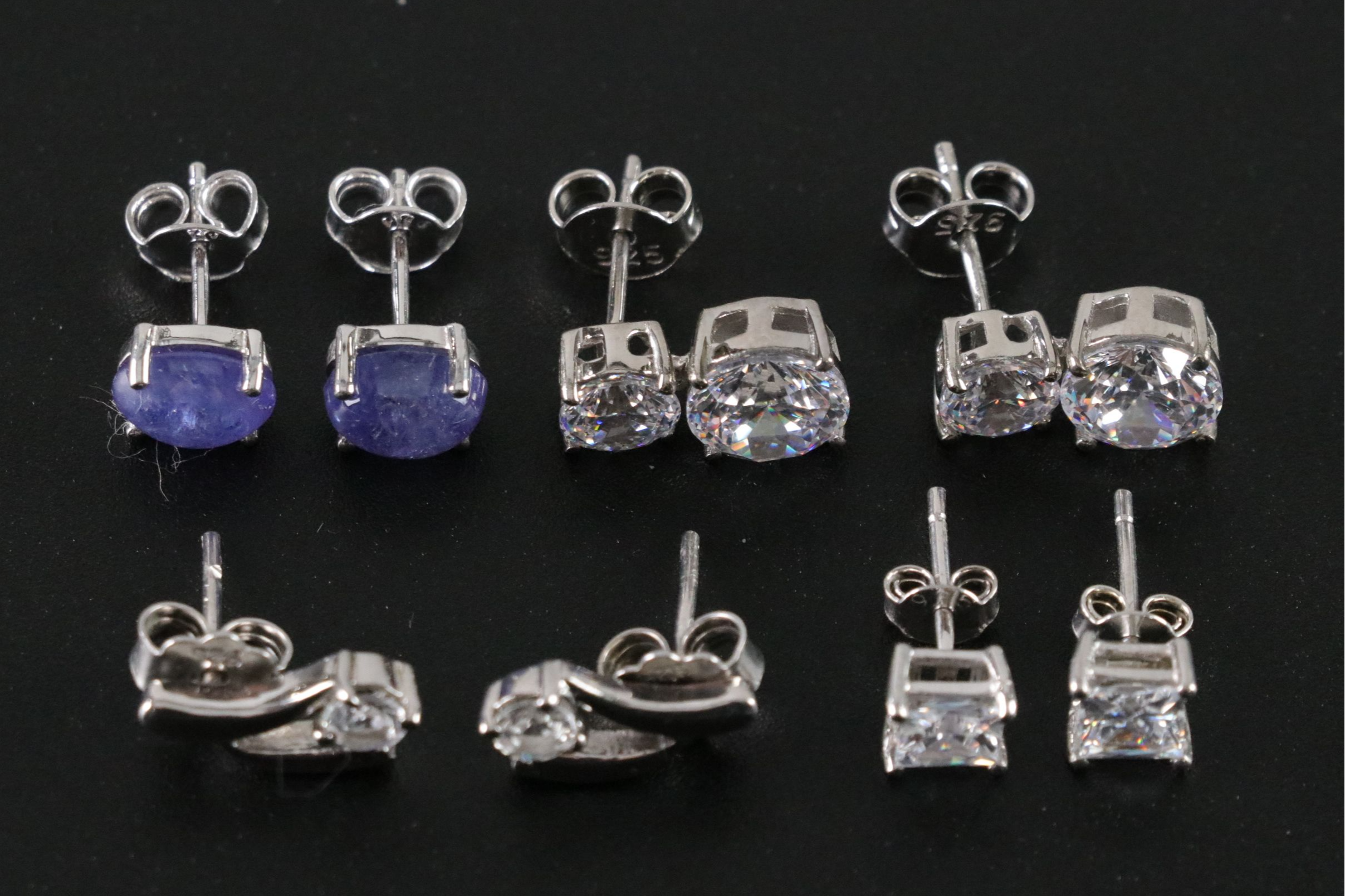 14 Assorted Sterling Silver Rings, Necklaces and Earrings