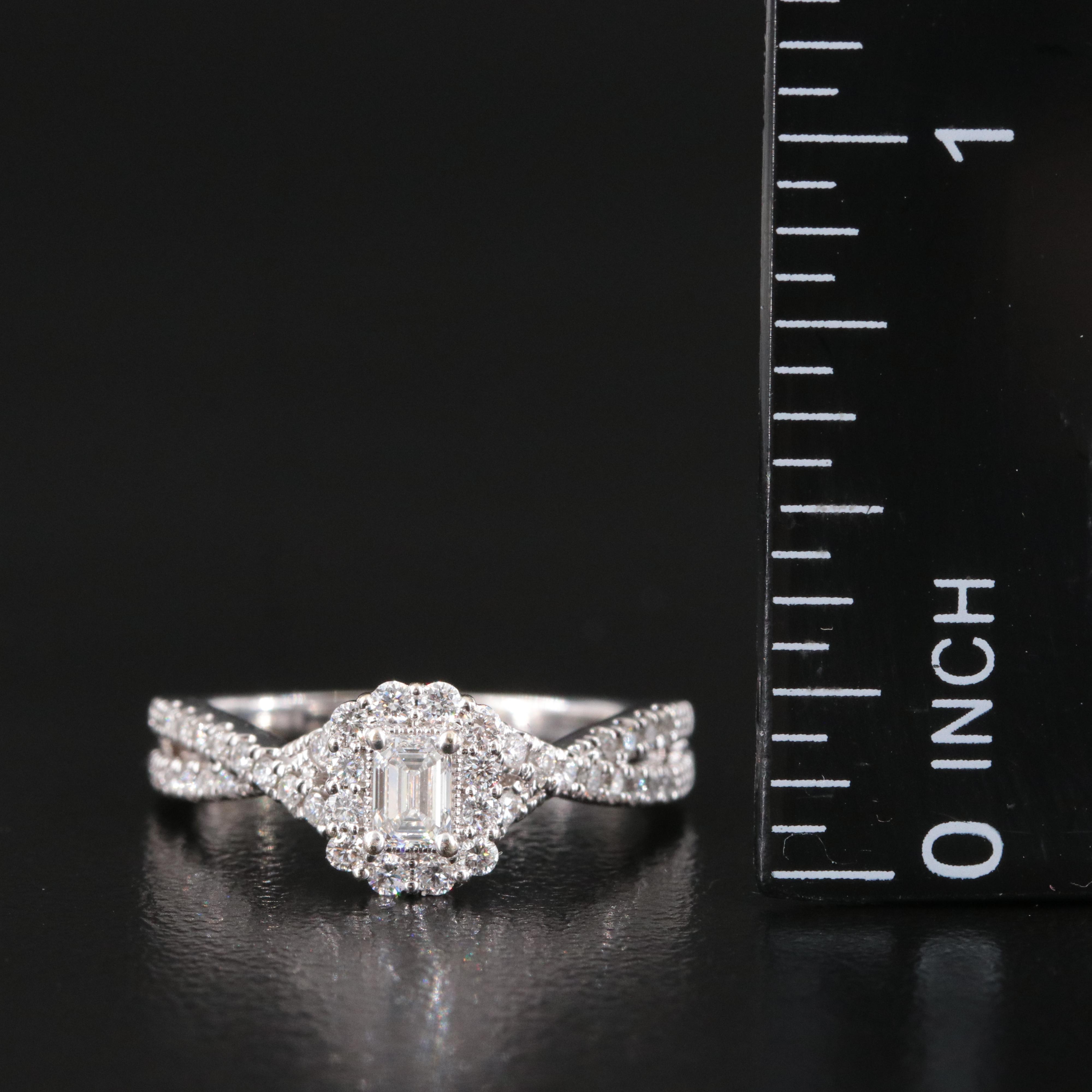 14K 0.57 CTW Lab Grown Diamond Ring