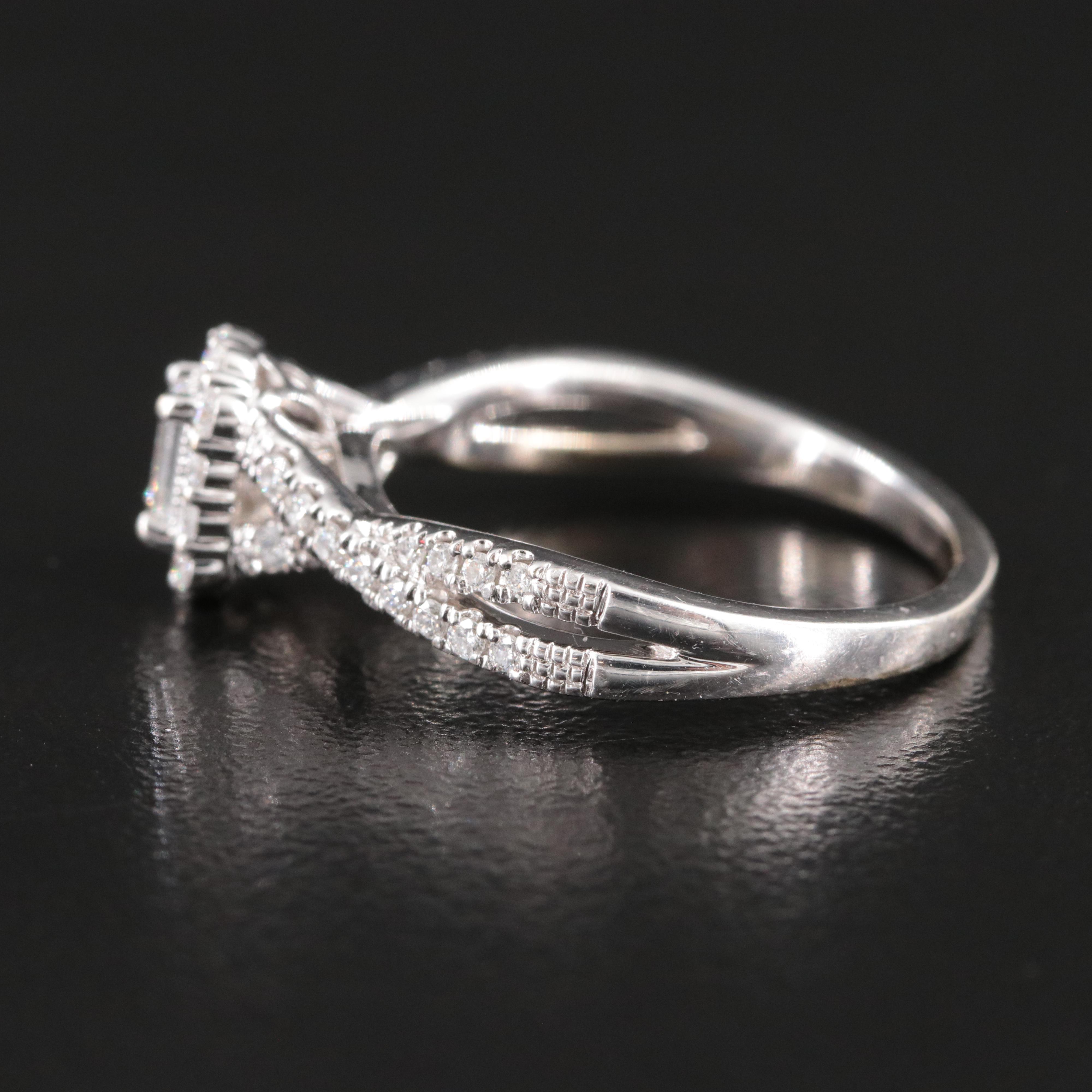 14K 0.57 CTW Lab Grown Diamond Ring