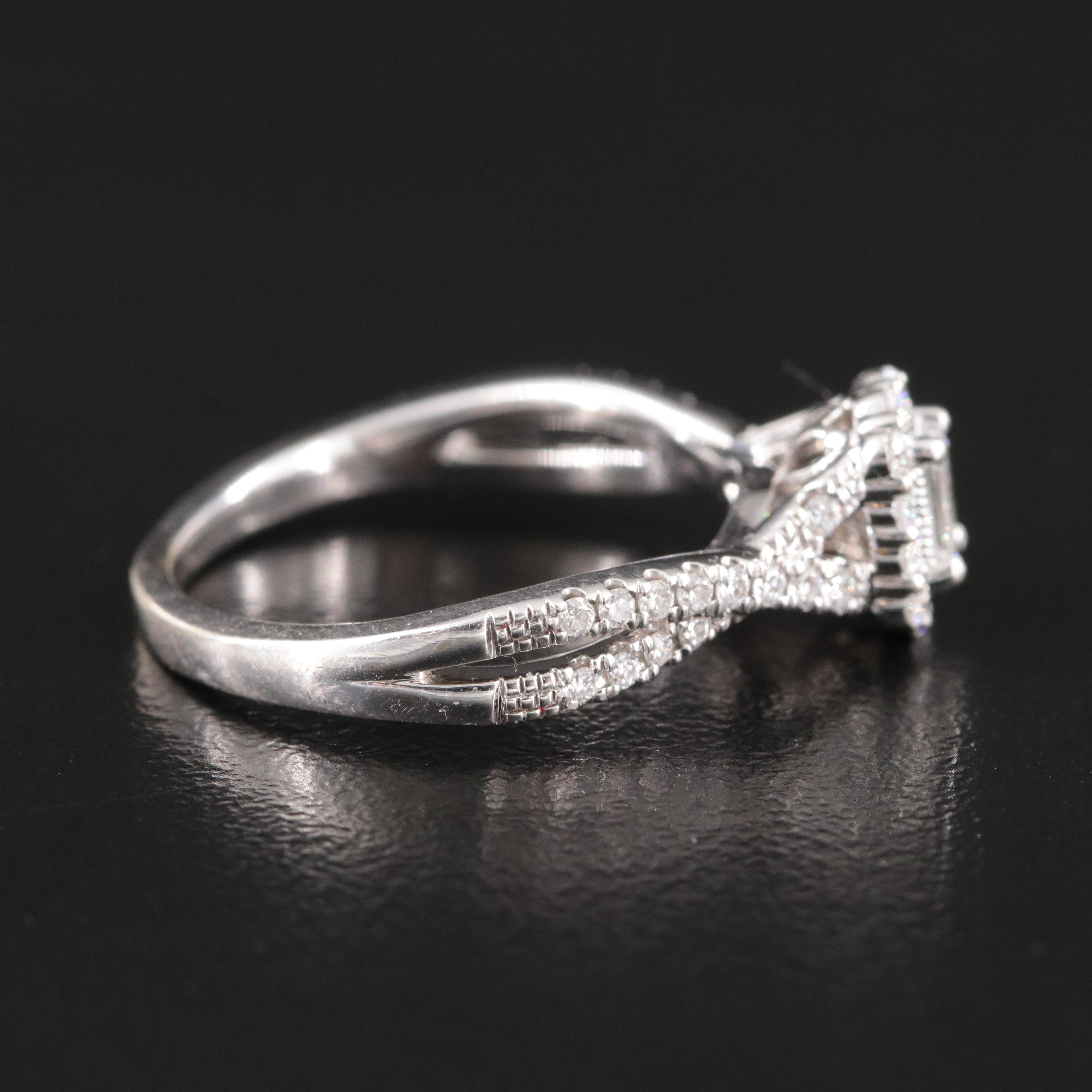 14K 0.57 CTW Lab Grown Diamond Ring