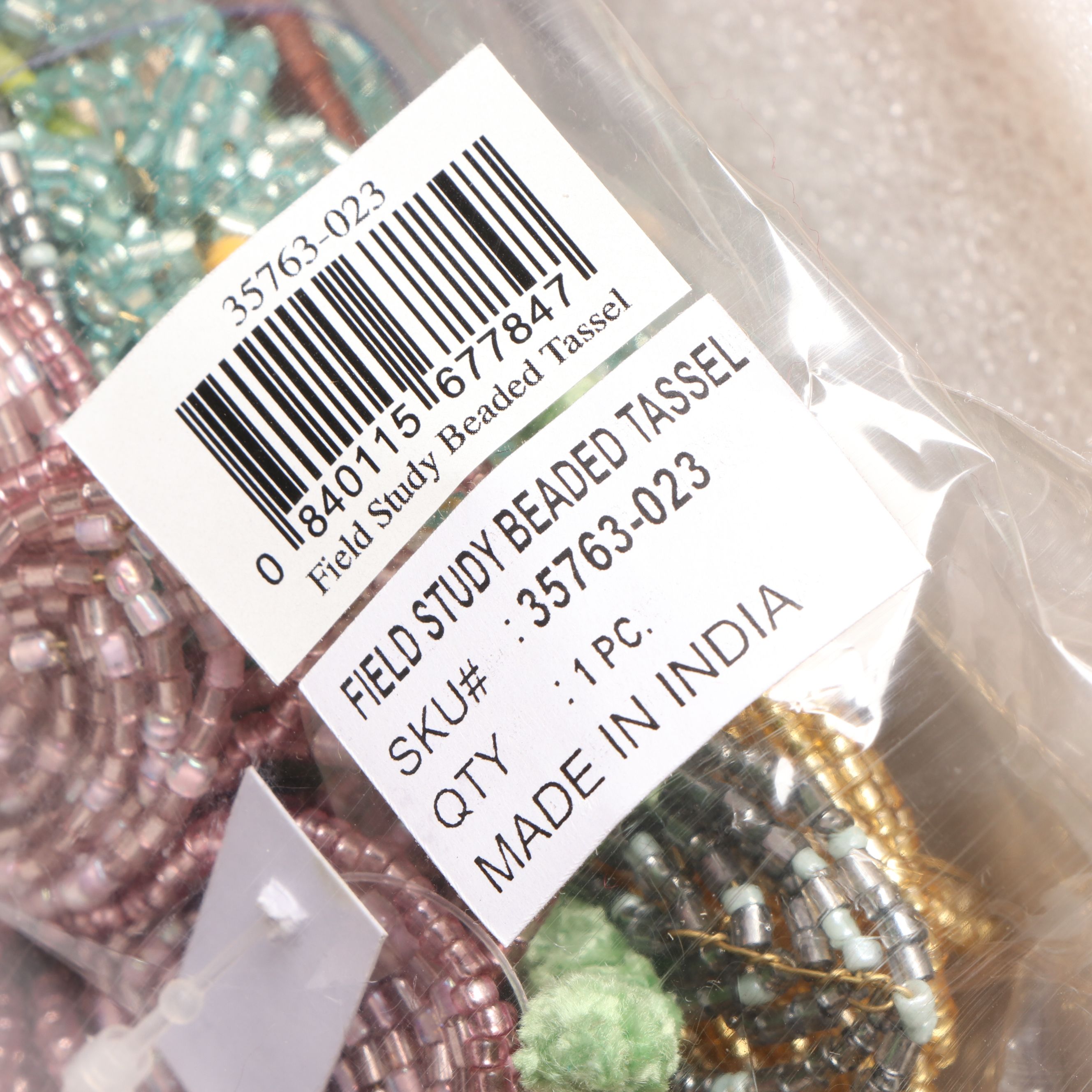 MacKenzie-Childs Tartastic Fabric Ornaments and Beaded Tassel