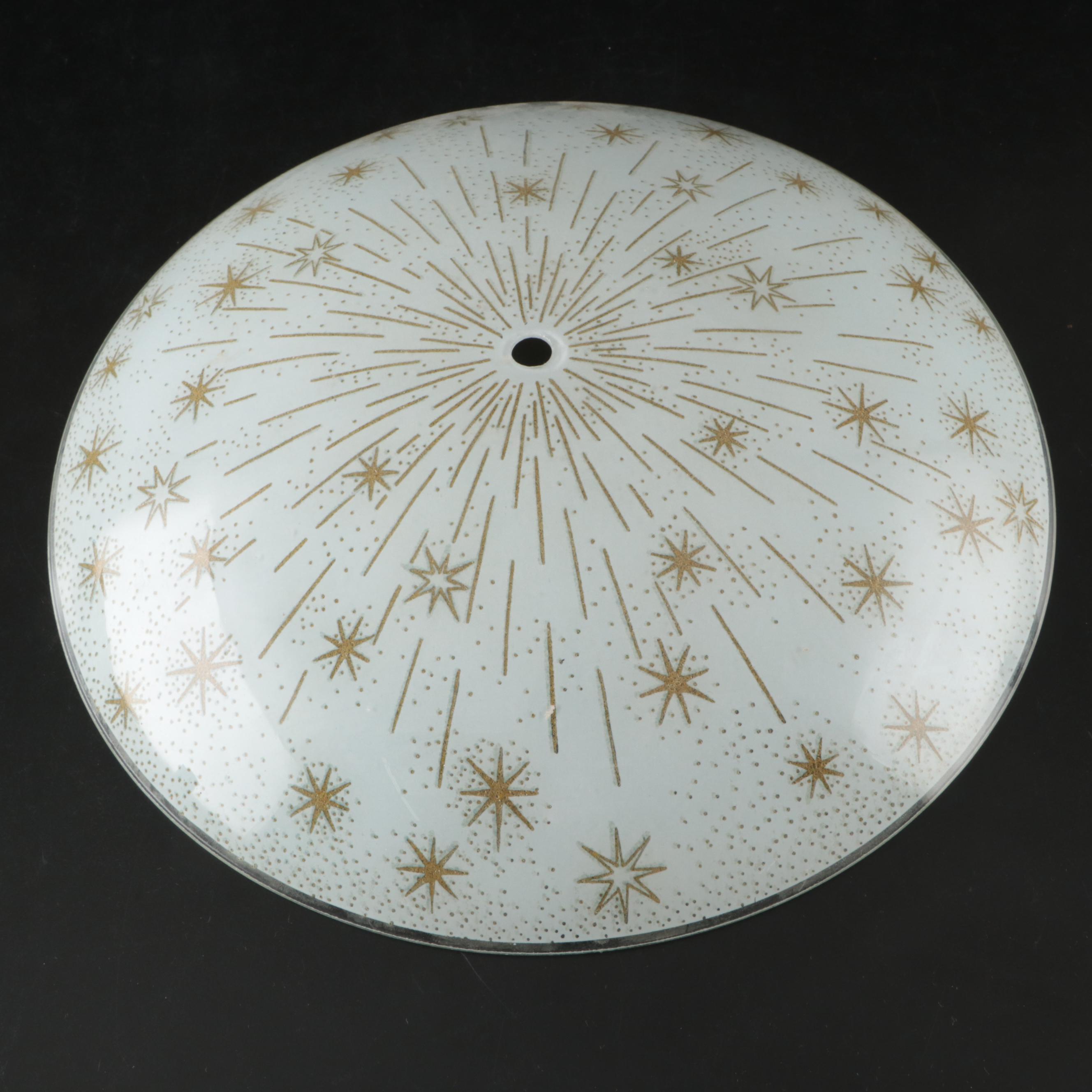 Celestial Glass with Western Square Glass Ceiling Light Shades