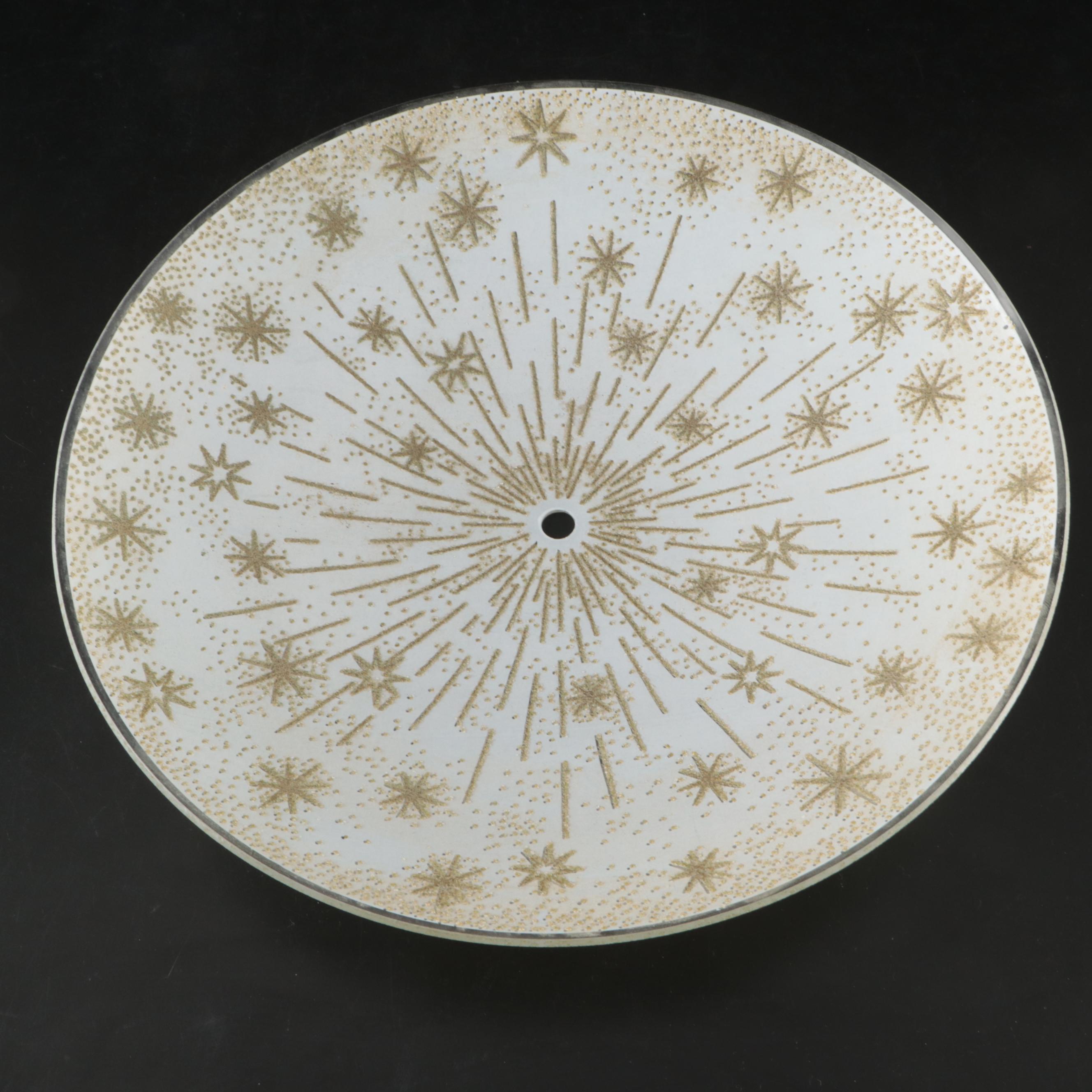 Celestial Glass with Western Square Glass Ceiling Light Shades