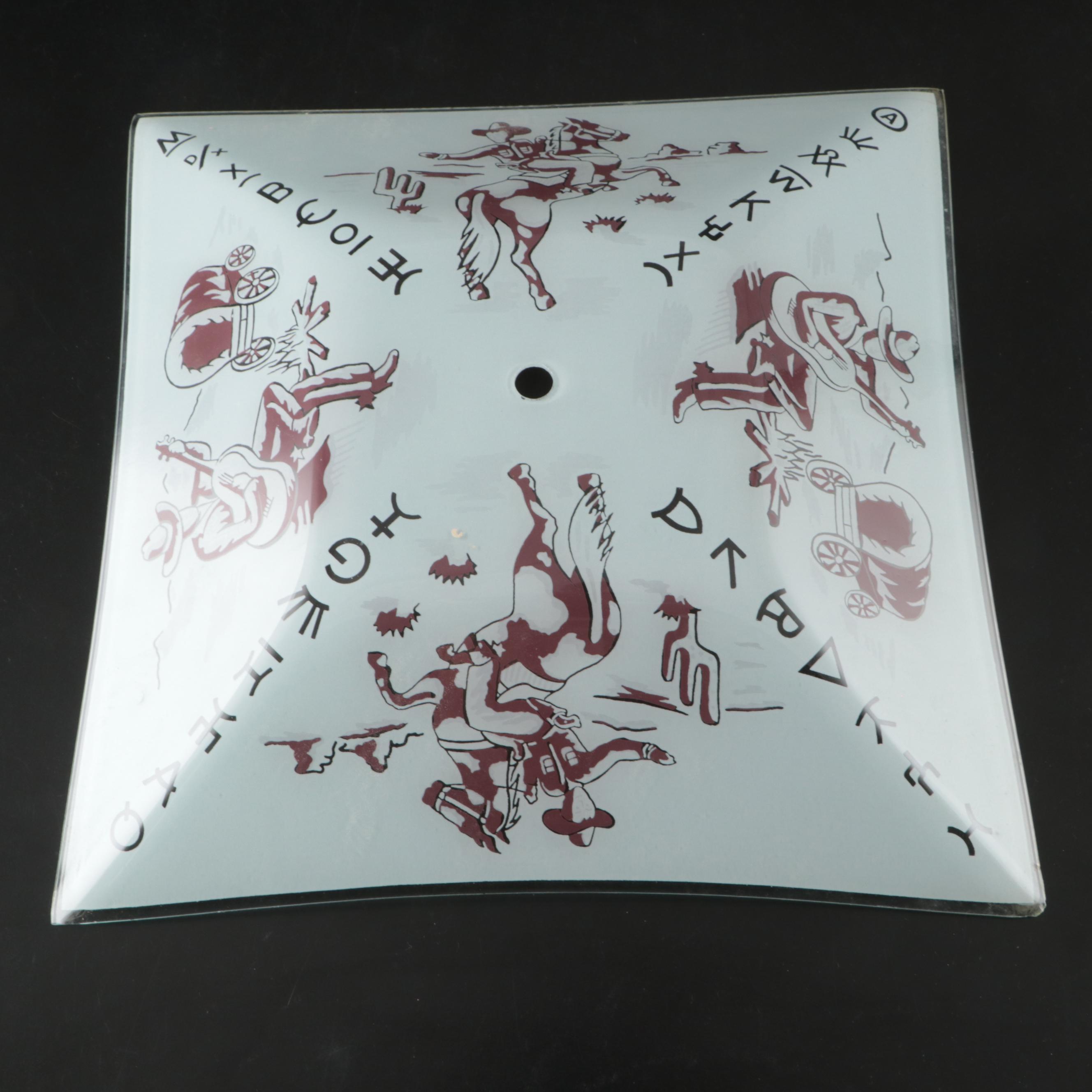 Celestial Glass with Western Square Glass Ceiling Light Shades