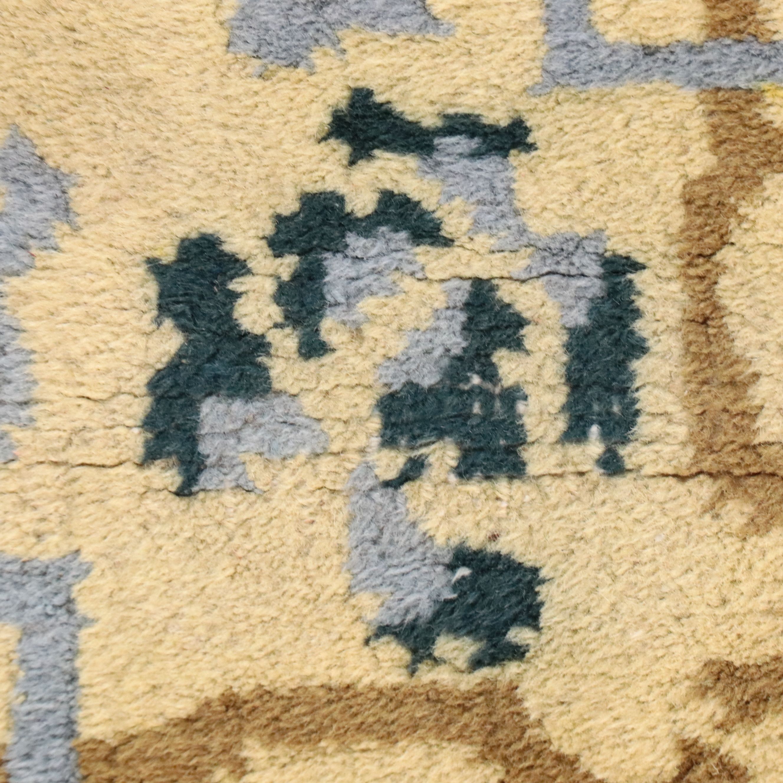 3'11 x 6'6 Hand-Knotted Chinese Peking Area Rug