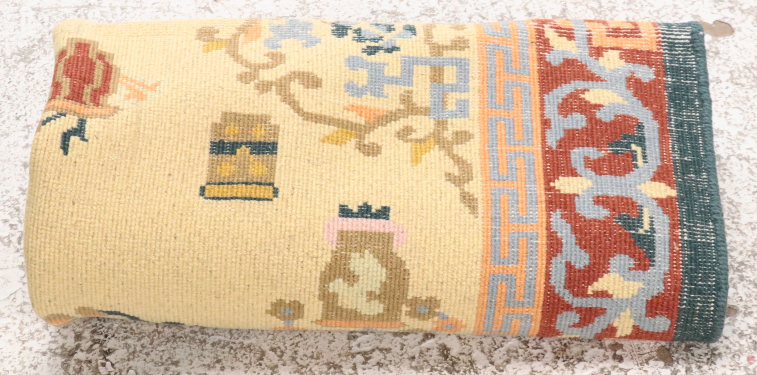 3'11 x 6'6 Hand-Knotted Chinese Peking Area Rug