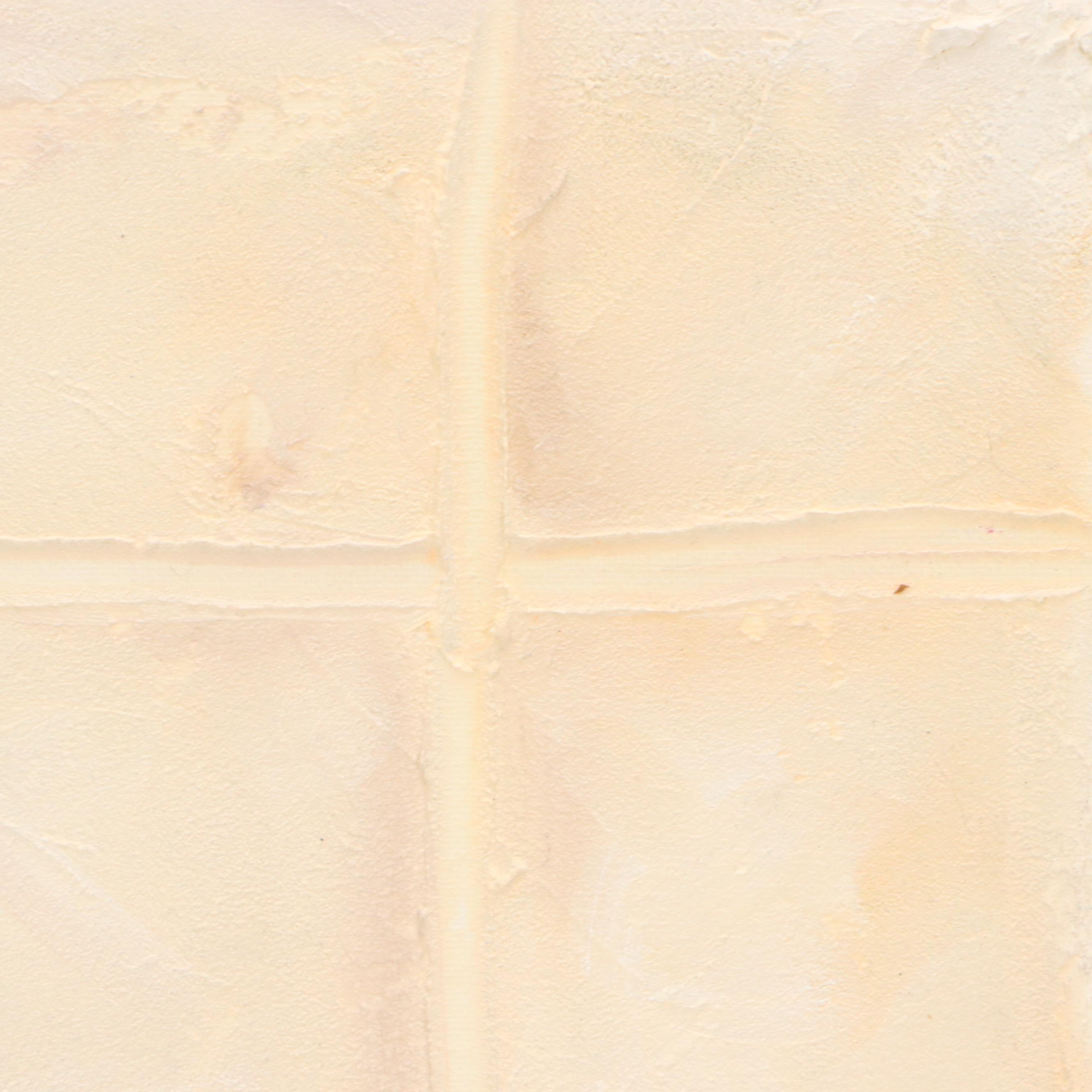 Mina Vale Abstract Mixed Media Painting Diptych "Soft Division," 21st Century