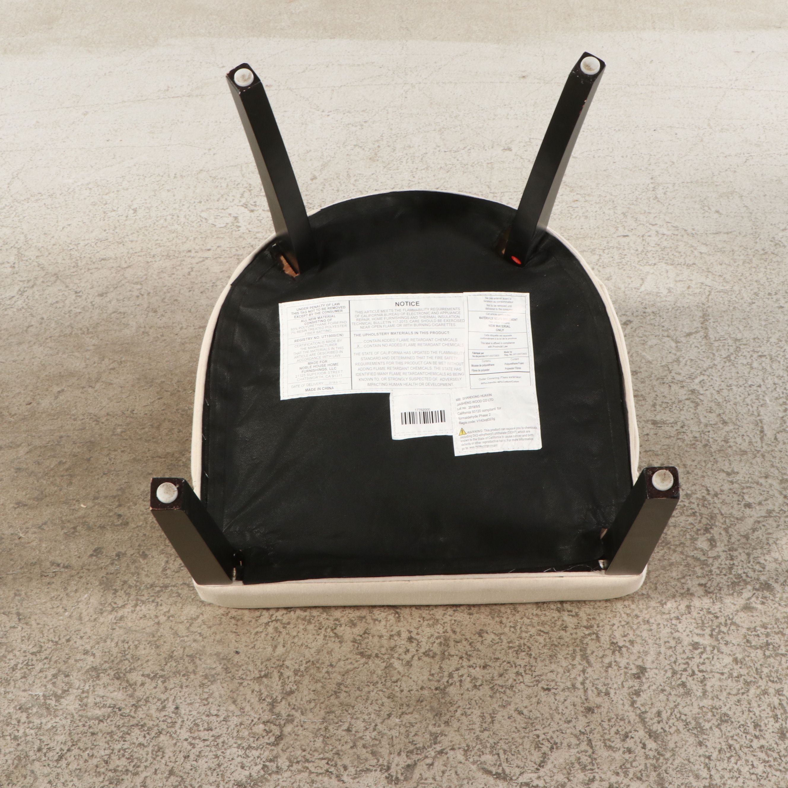 Contemporary Hollywood Regency Style Upholstered Side Chairs and Side Table