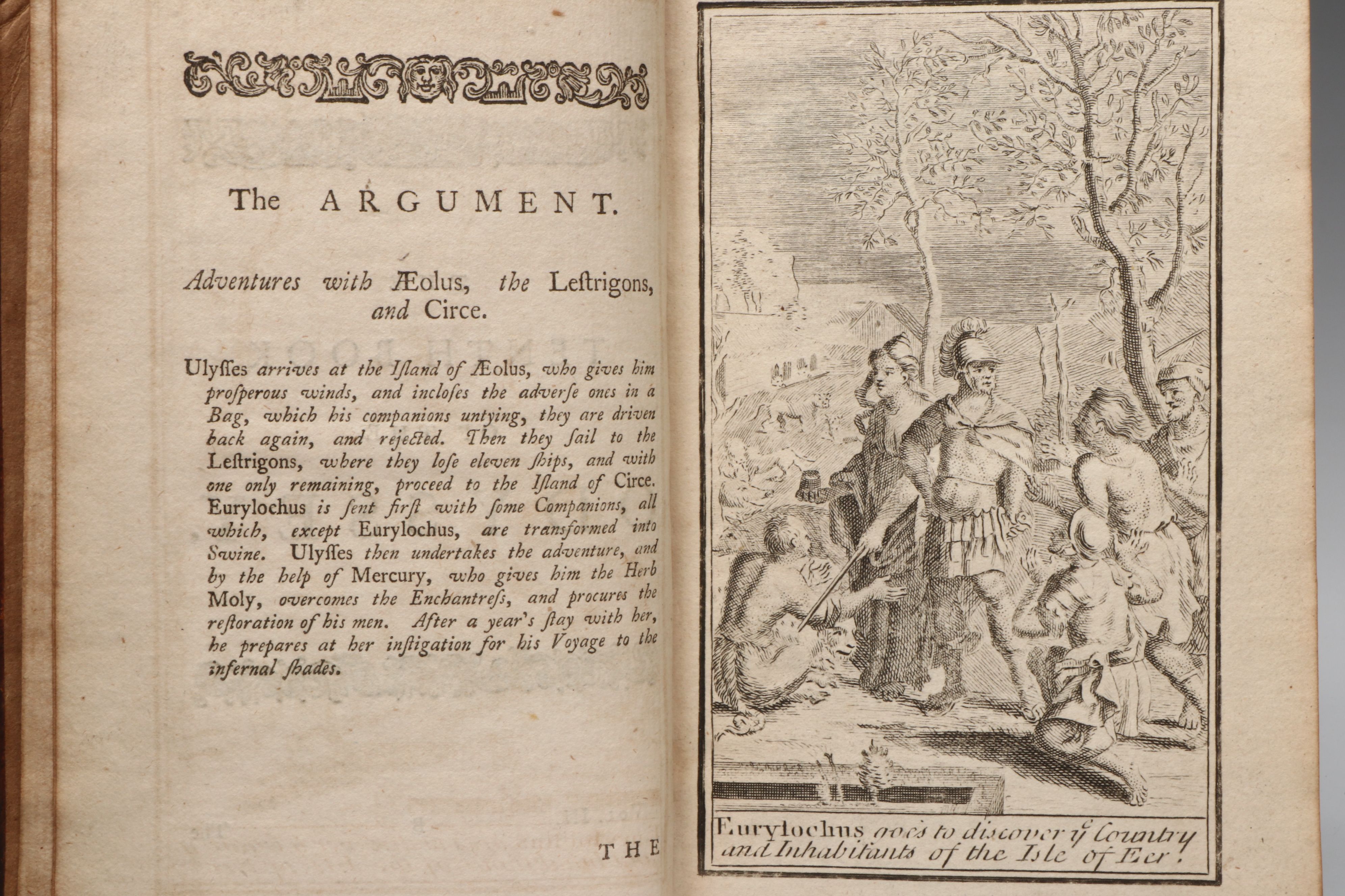 Illustrated "The Odyssey" Partial Set by Homer, 1752