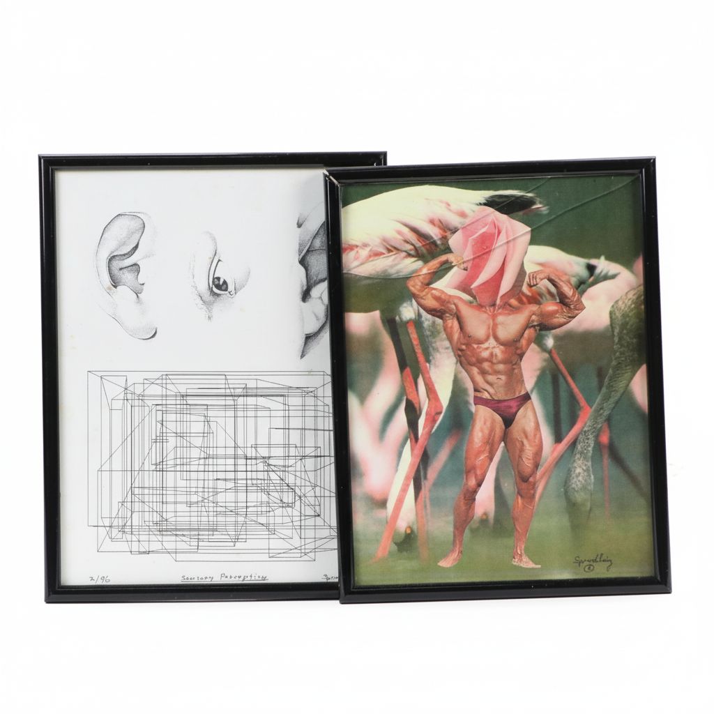 Gary Spradling Digital Prints "Sensory Perception" and More, Late 20th Century