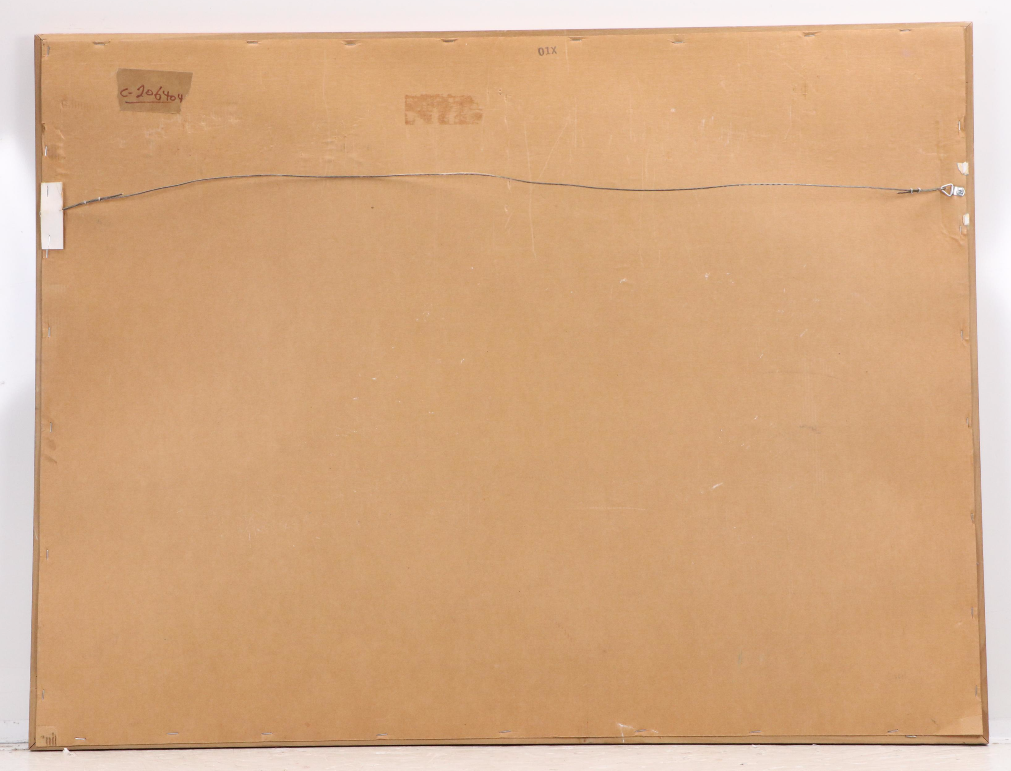 James Furco Abstract Embellished Offset Lithograph