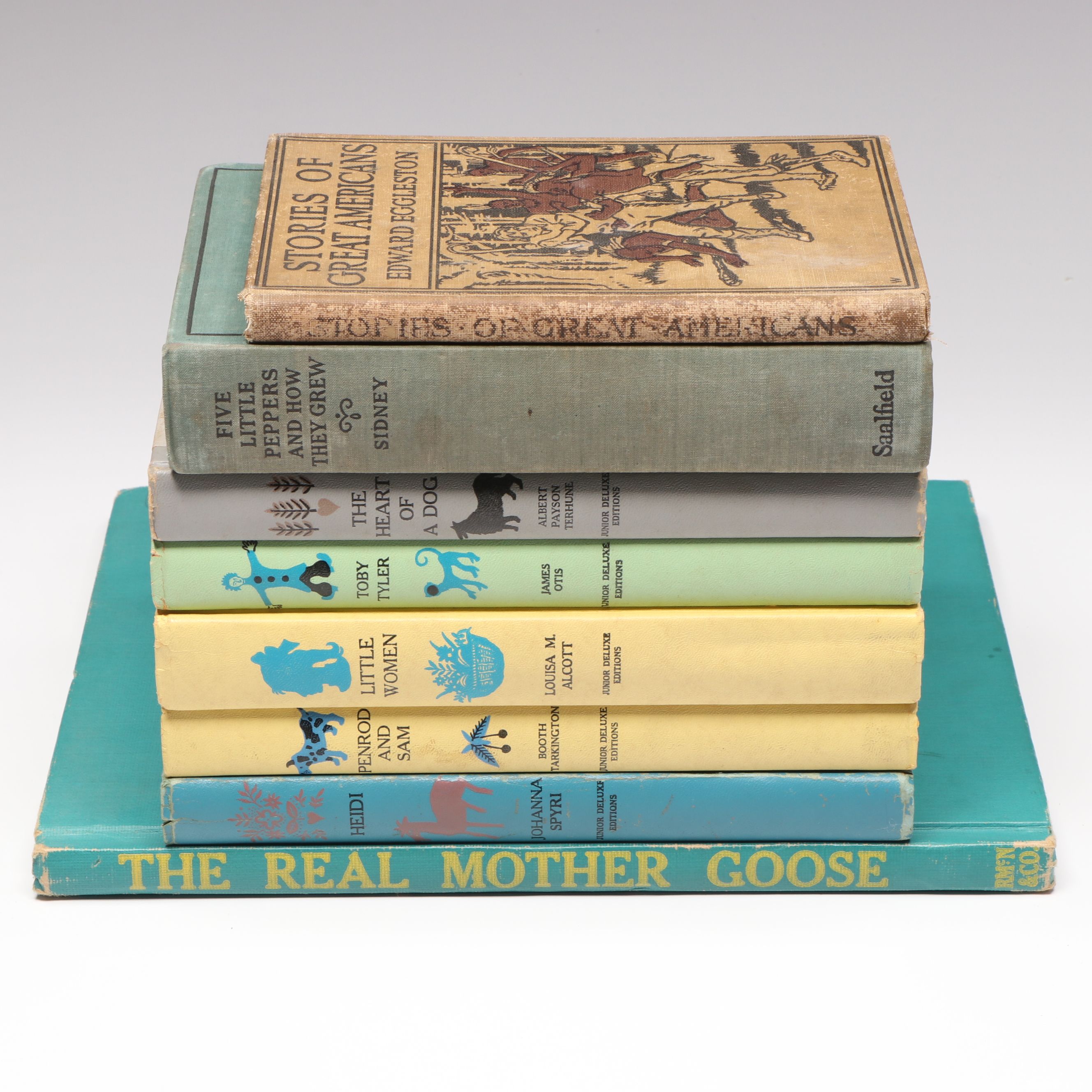 Illustrated "The Real Mother Goose" with "Heidi" and Other Storybooks