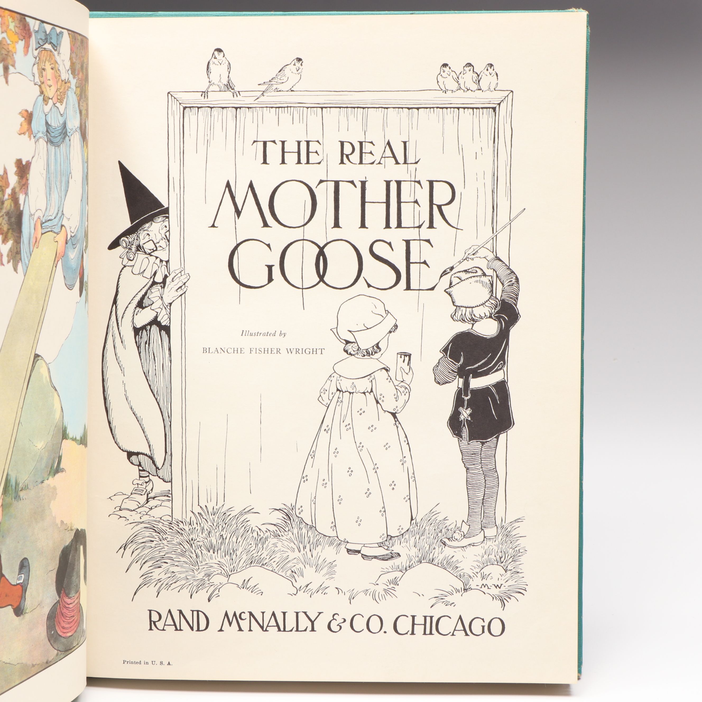 Illustrated "The Real Mother Goose" with "Heidi" and Other Storybooks