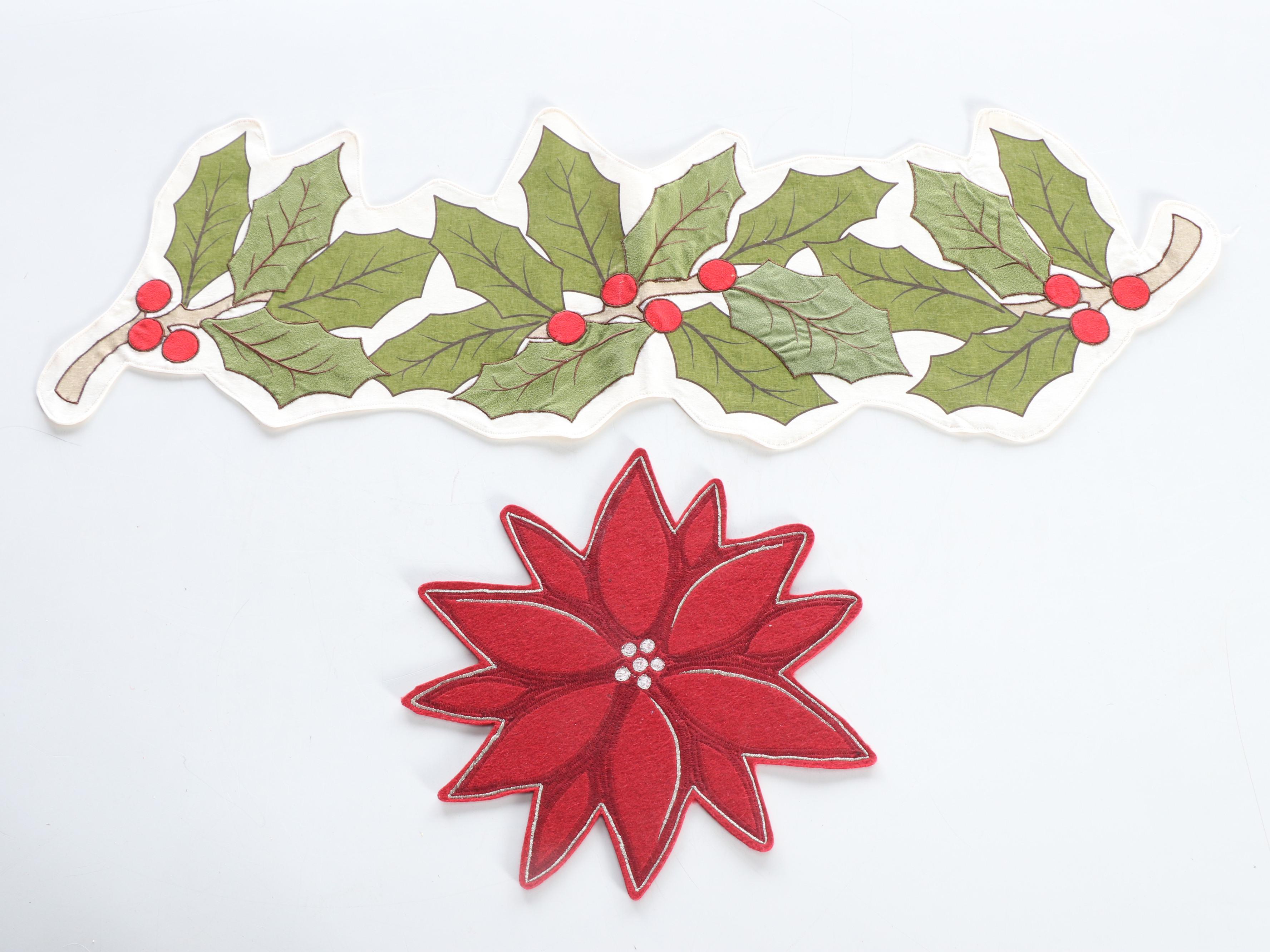 Christmas Tablecloths, Linens, Potpourri and More Seasonal Décor