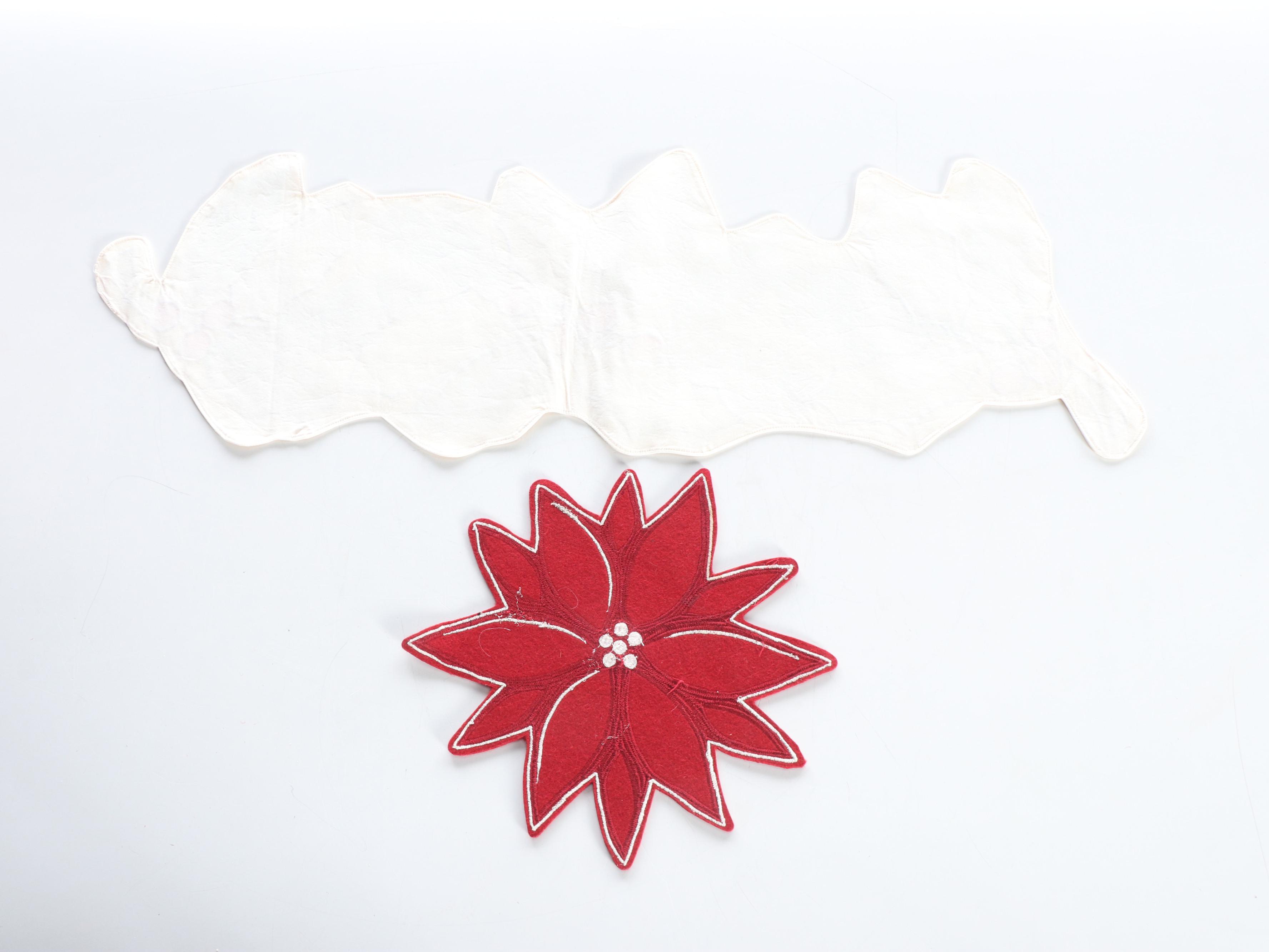 Christmas Tablecloths, Linens, Potpourri and More Seasonal Décor