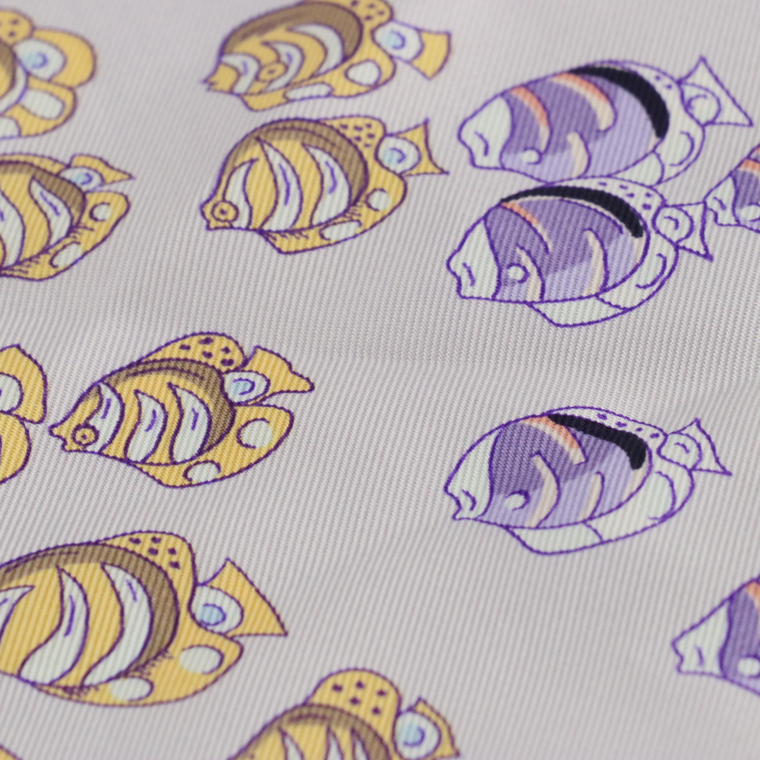 Hermès "Rencontre Océane" Silk Twill Scarf 90