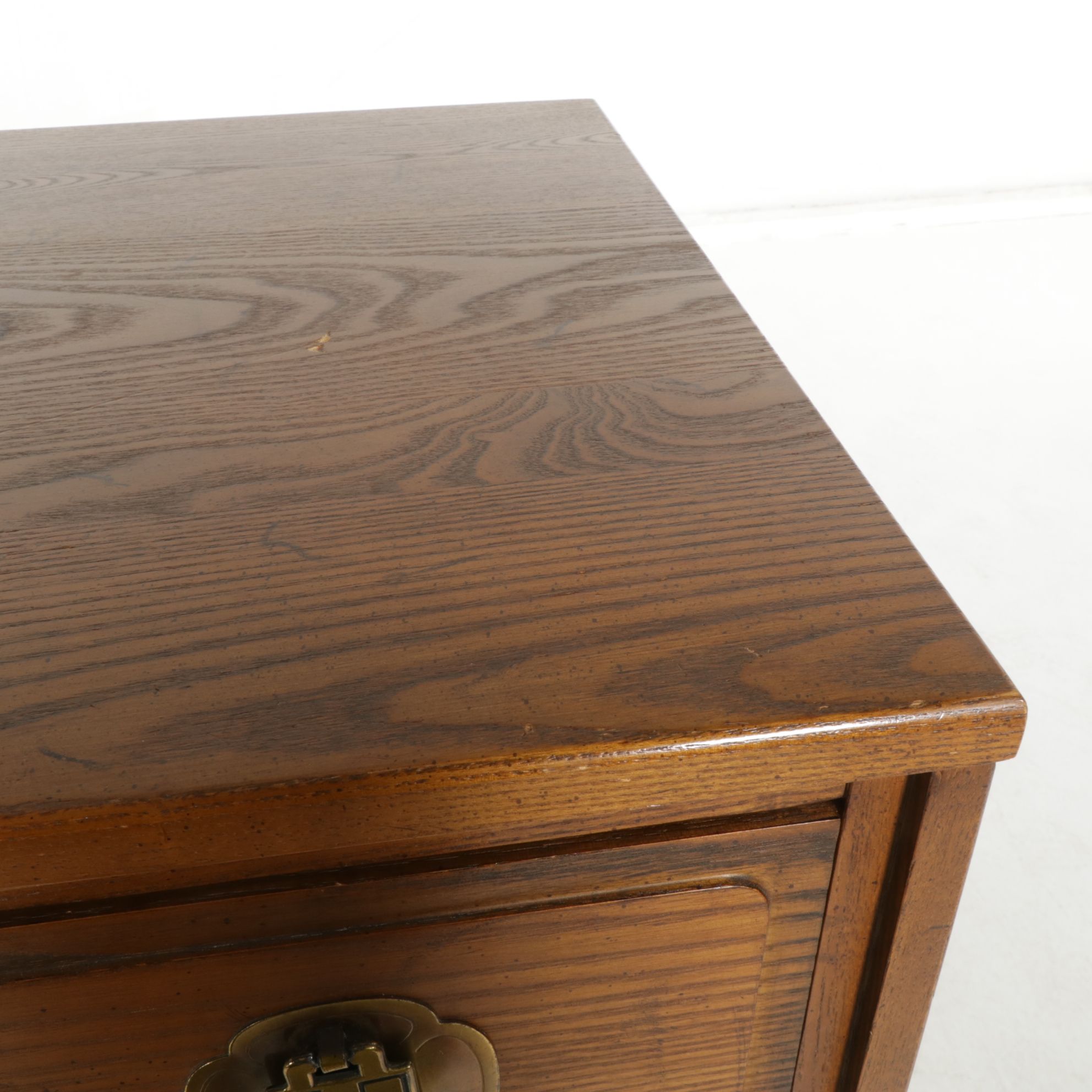 Davis Cabinet Co. Teak Chinoiserie Chest of Drawers