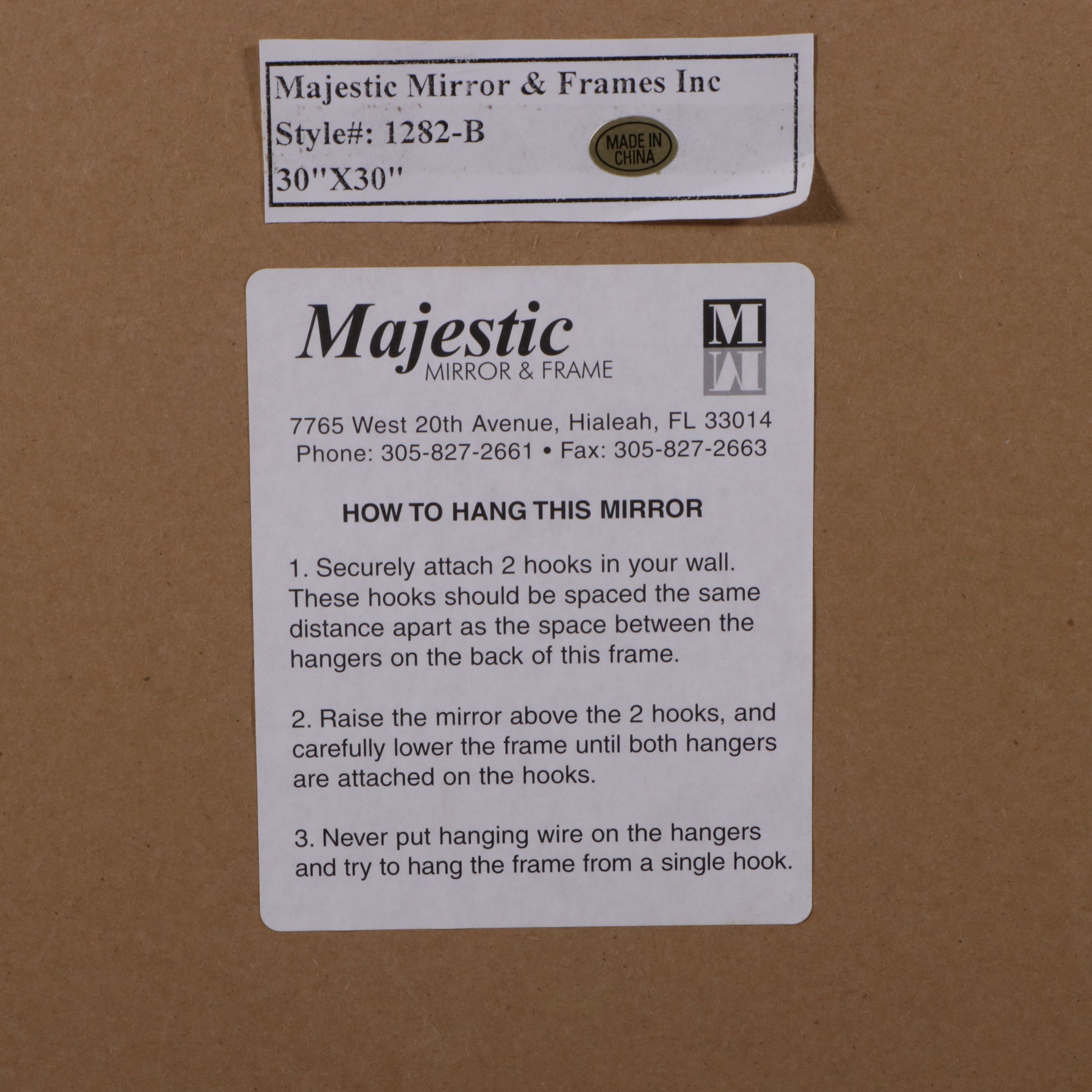 Majestic Mirror & Frame Baroque Style Silver and Gold-Painted Wall Mirror