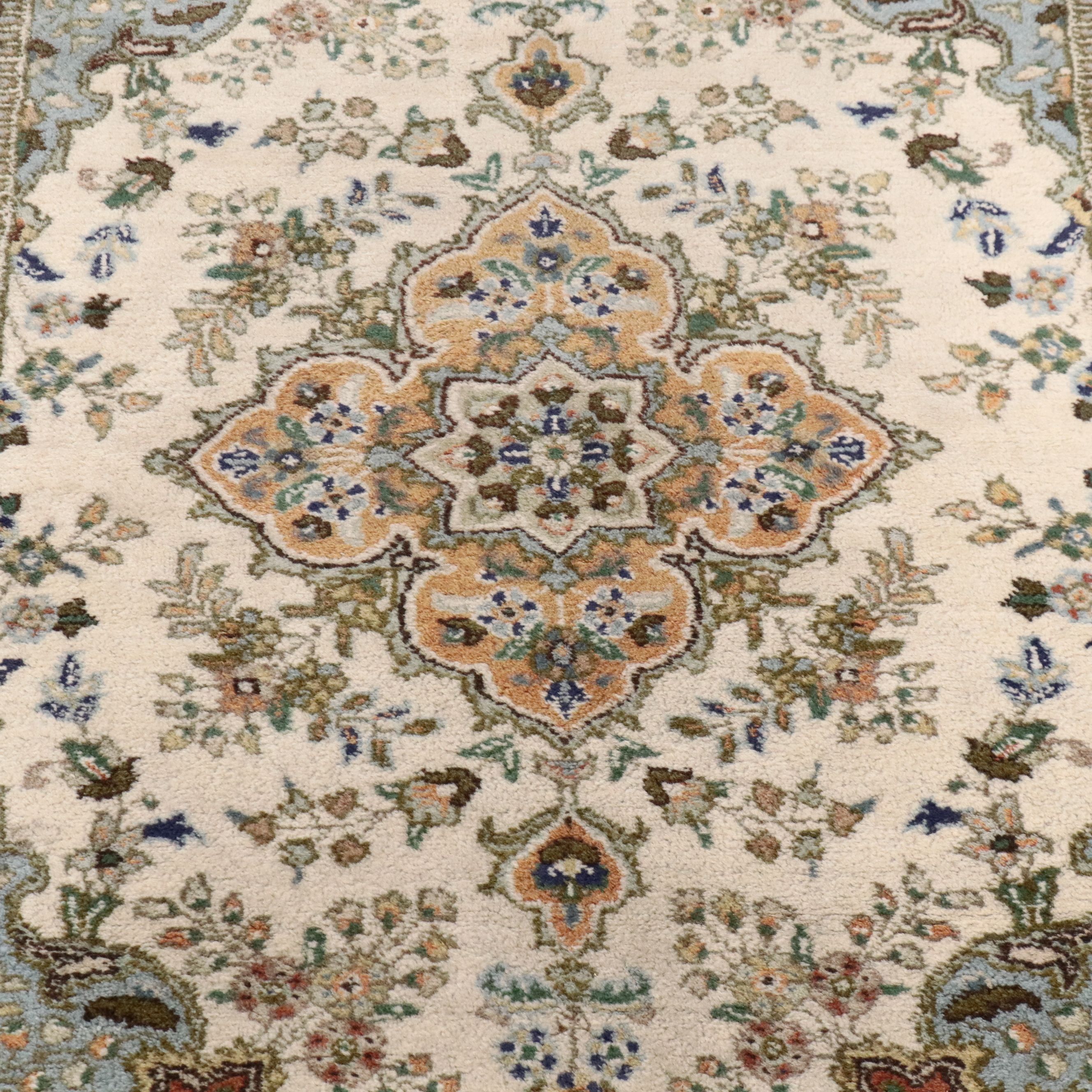 3'5 x 4'9 Hand-Knotted Contemporary Signed Persian Style Area Rug