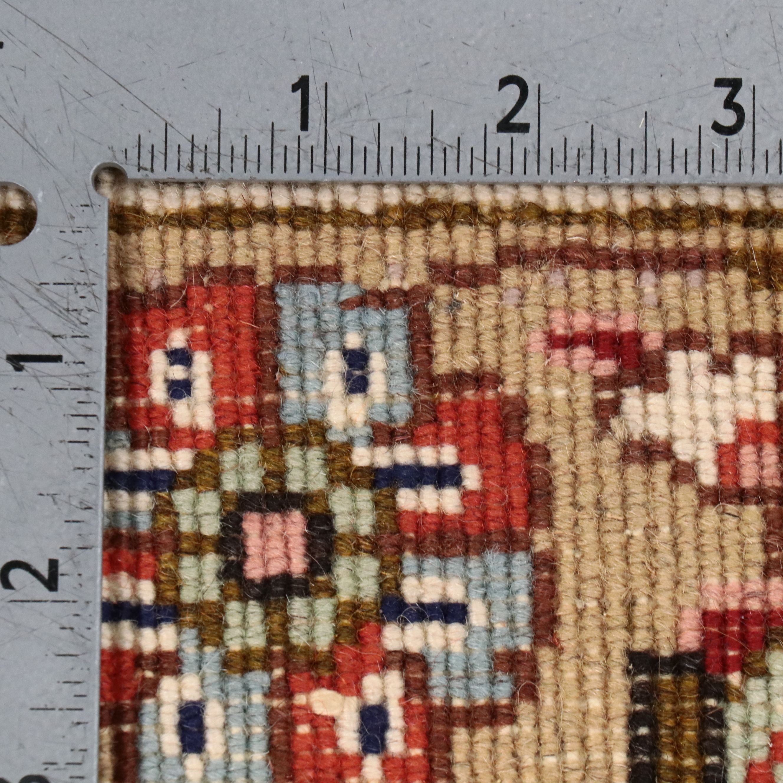 3'5 x 4'9 Hand-Knotted Contemporary Signed Persian Style Area Rug