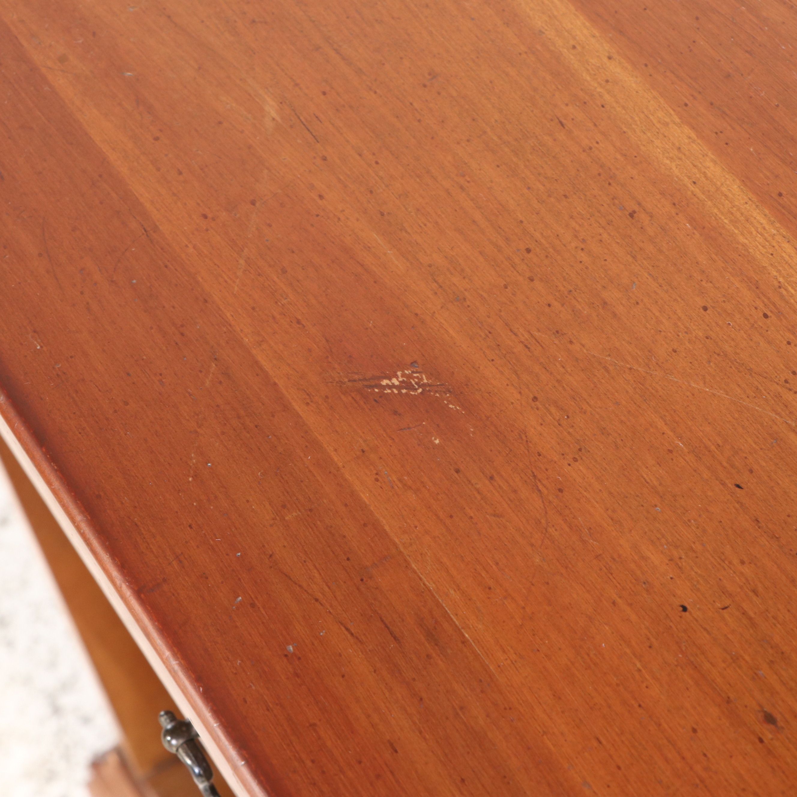 Davis Cabinet Co. Chippendale Style Cherry Chest of Drawers and Nightstand