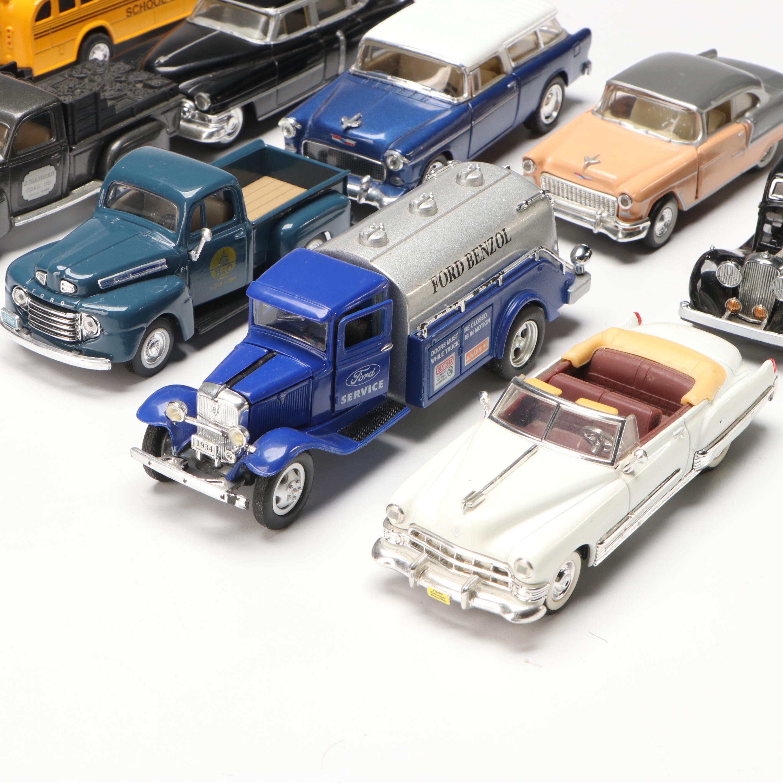 Baltimore & Ohio Ford Truck with Road Champs, Ertl and Other Diecast Vehicles