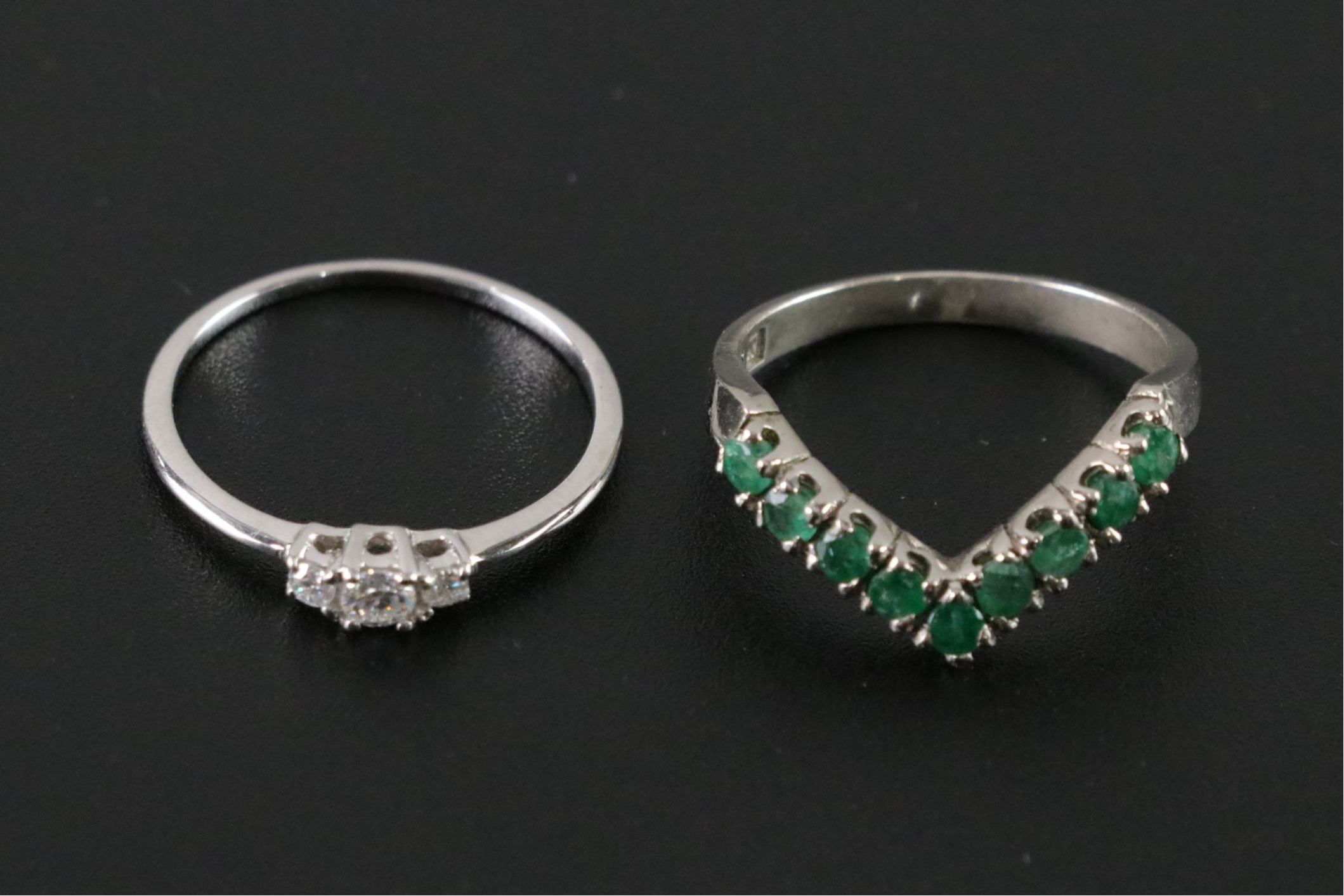 14 Assorted Sterling Silver Rings, Necklaces and Earrings