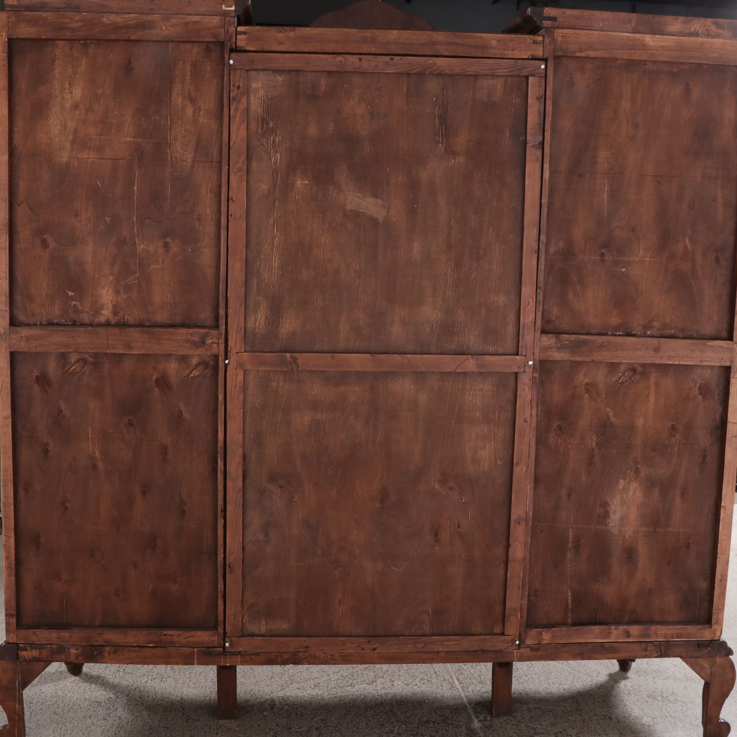 Italian Rococo Style Walnut Burl Penderie Armoire, Late 19th/Early 20th C.