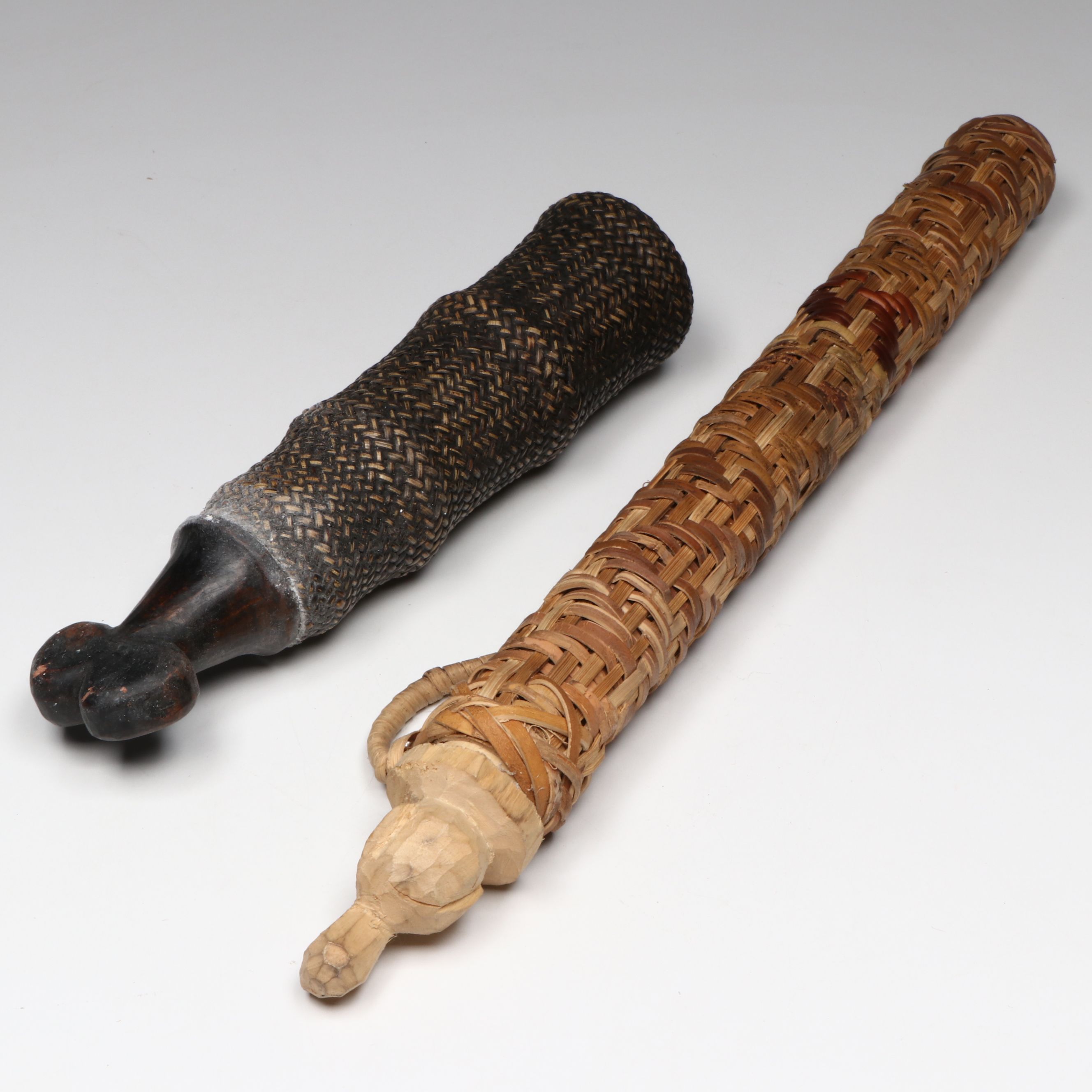 Filipino Bamboo Fiber Tray and Strainer with Basketry Lime/Salt Containers