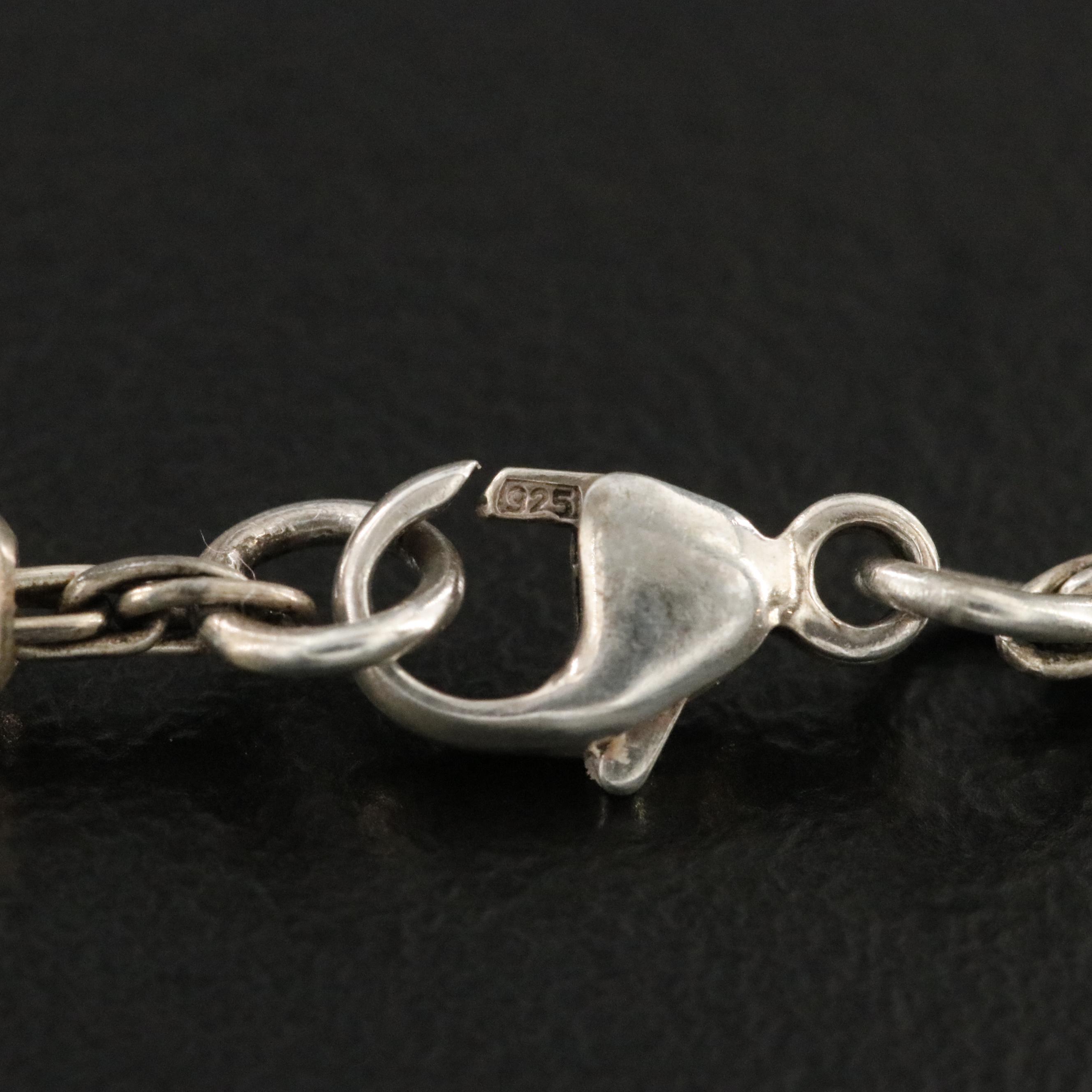 Tiffany & Co. Return to Tiffany Sterling Heart Tag Bead Bracelet