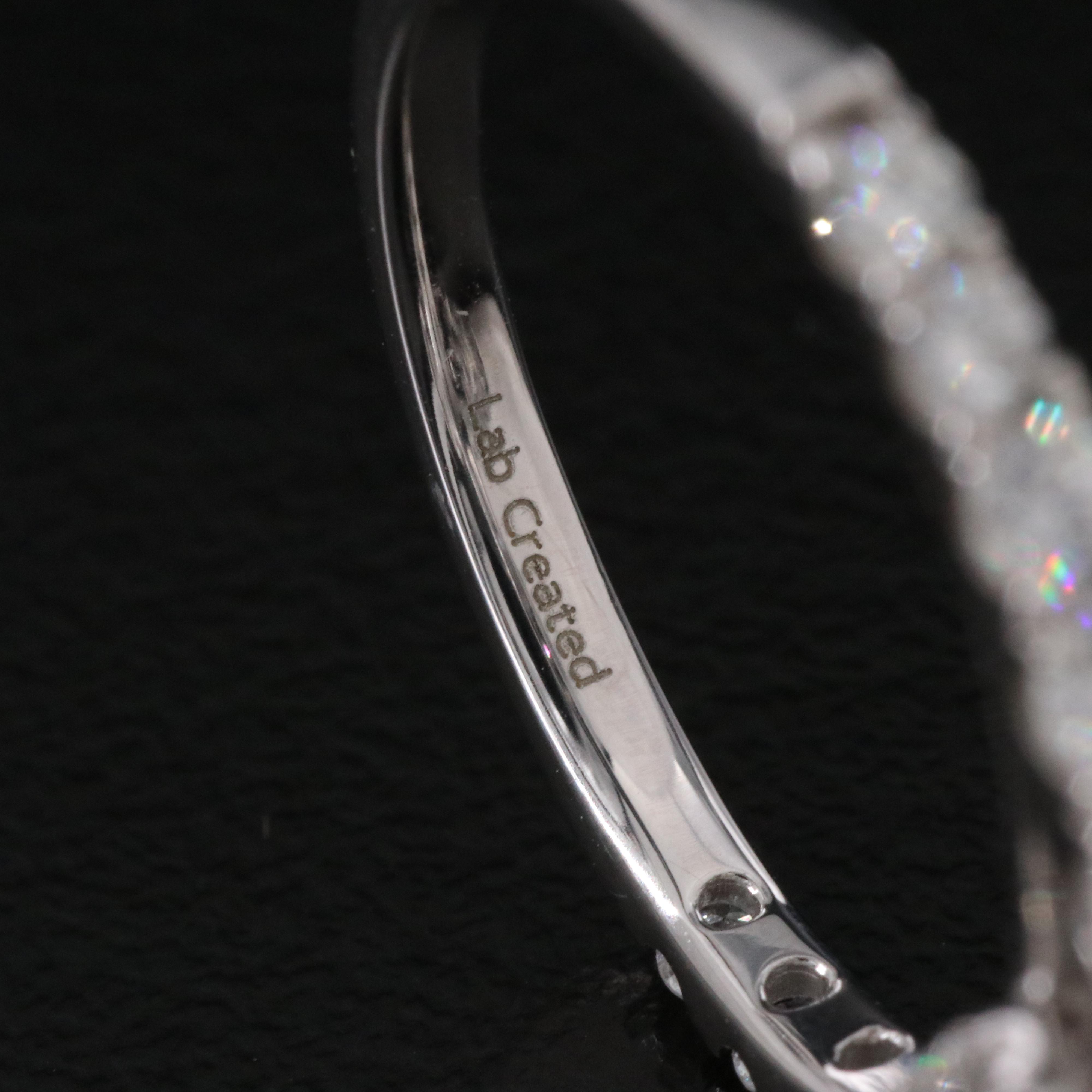 14K 4.76 CTW Lab Grown Diamond Halo Ring