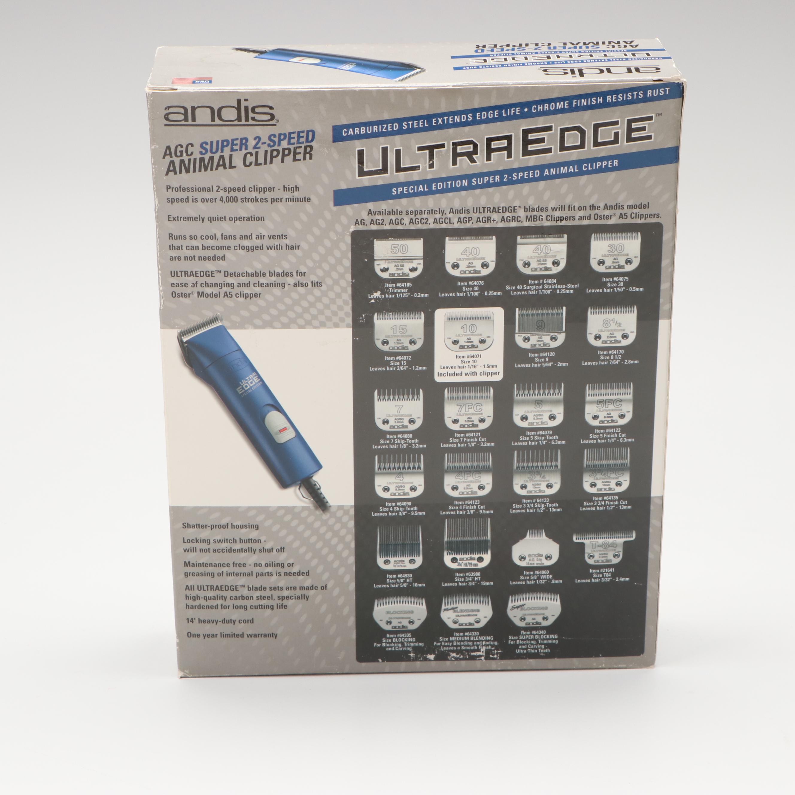 Andis AGC Animal Clippers with Invisible Fence Parts