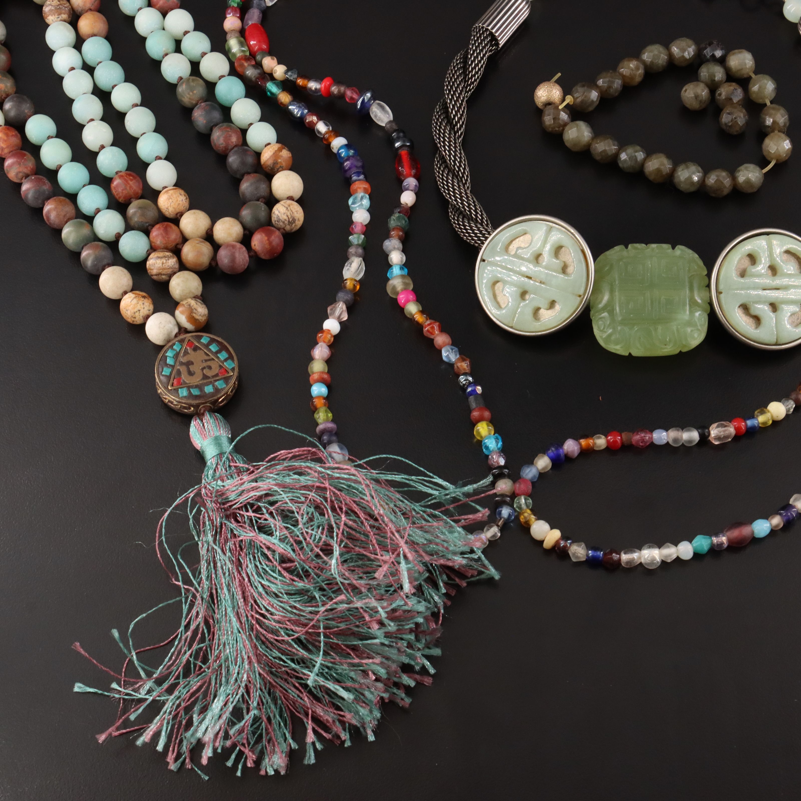 Necklace, Bracelet and Mala Bead Collection Including Jan Michaels