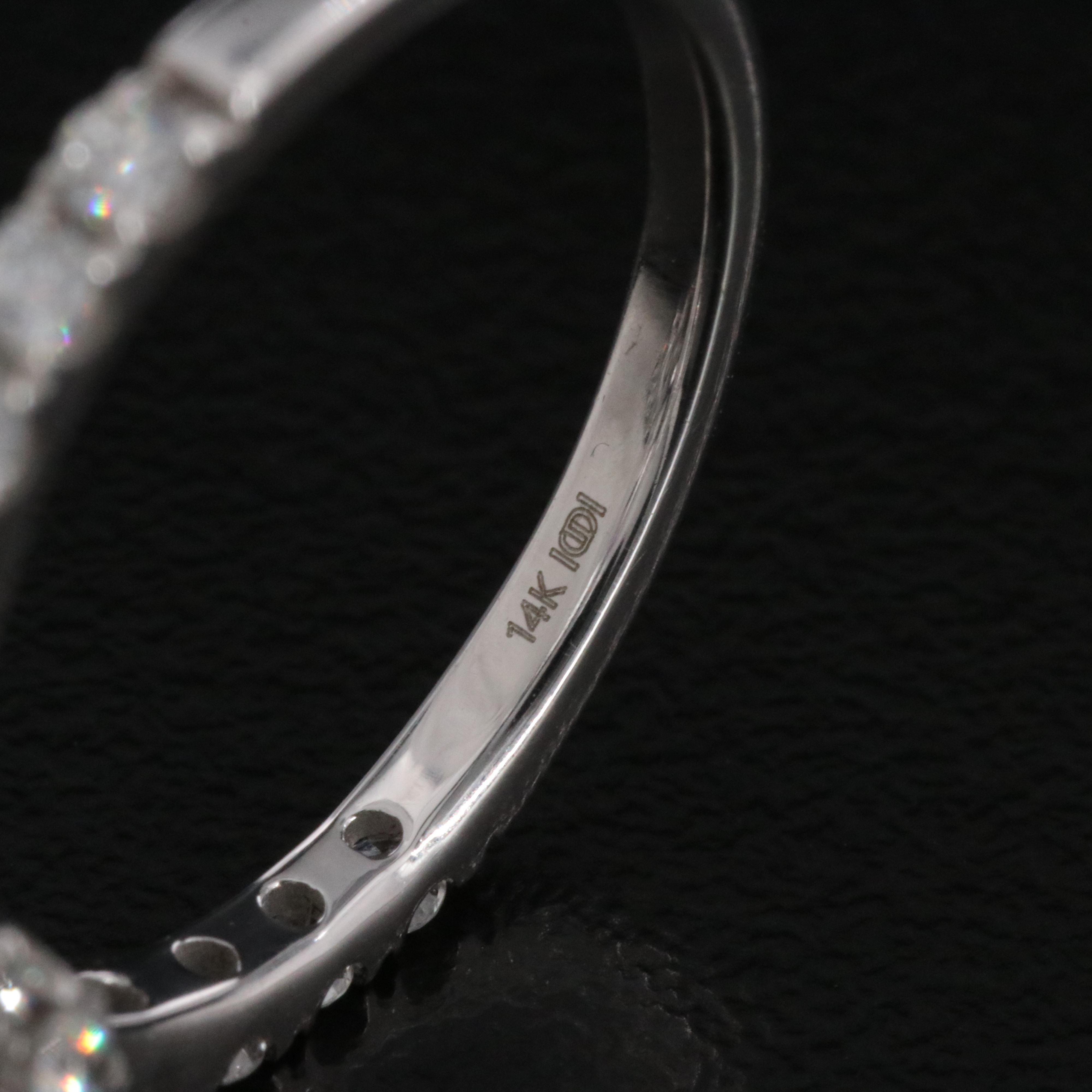 14K 4.85 CTW Lab Grown Diamond Halo Ring