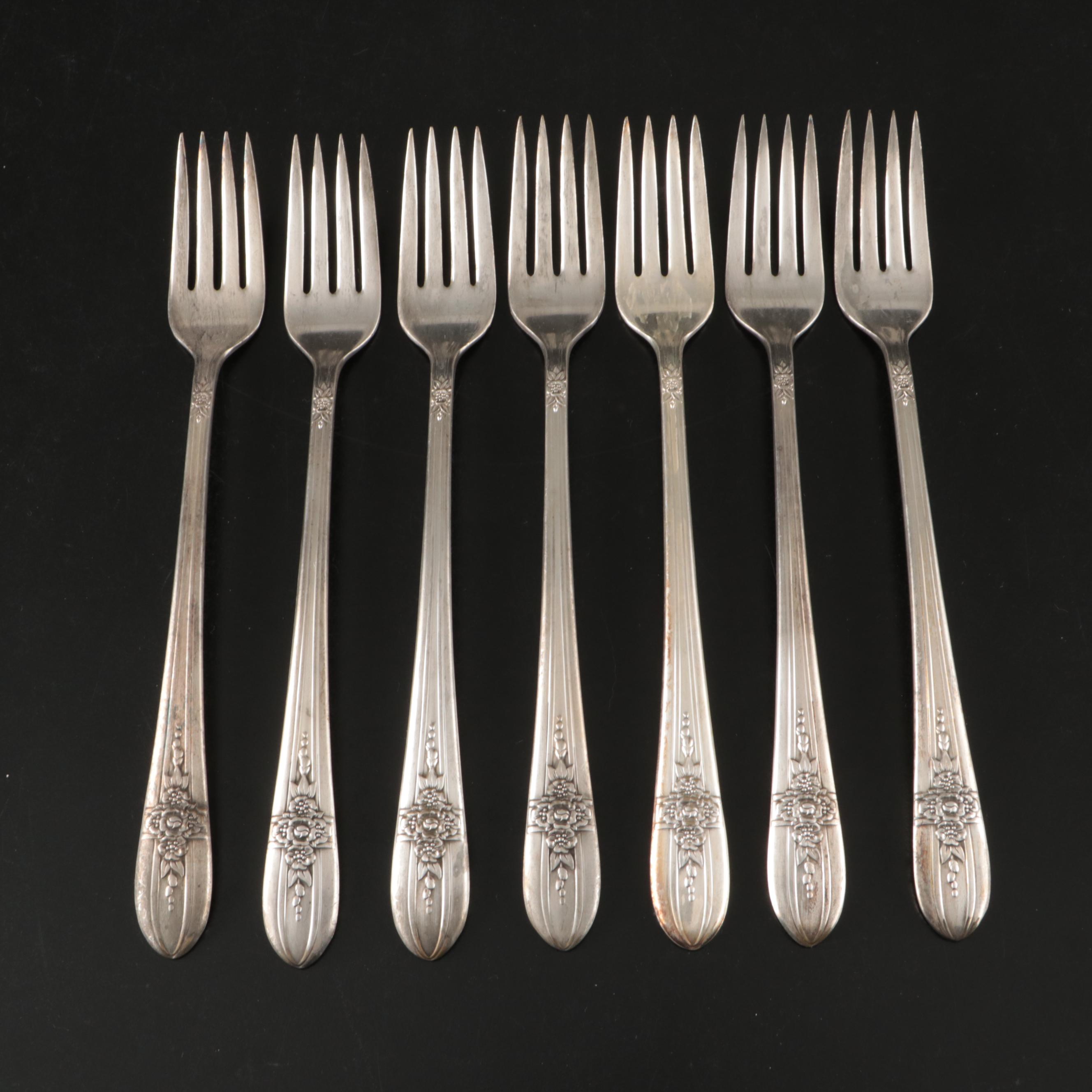Wm. Rogers "Triumph" Silver Plate Flatware, 1941
