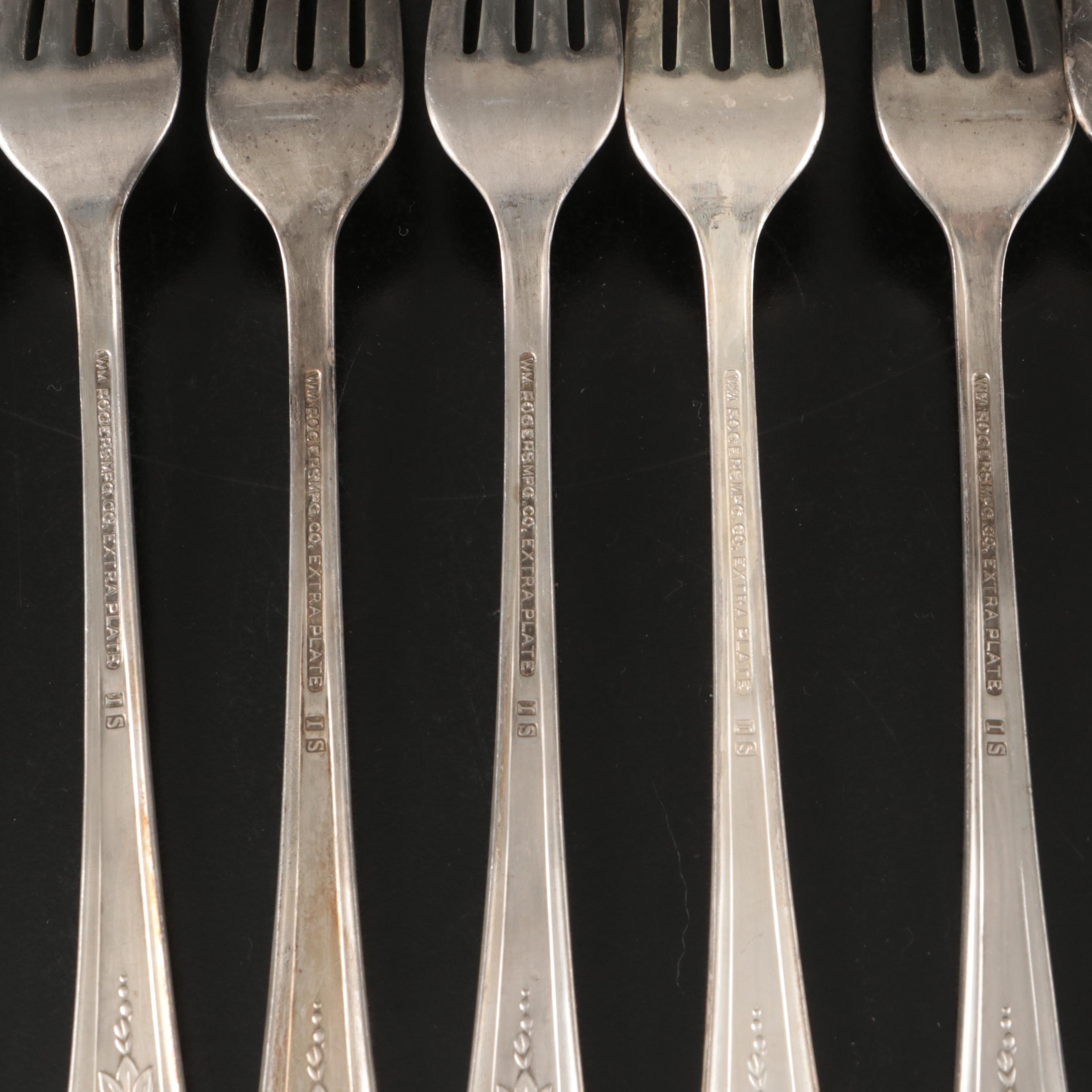 Wm. Rogers "Triumph" Silver Plate Flatware, 1941