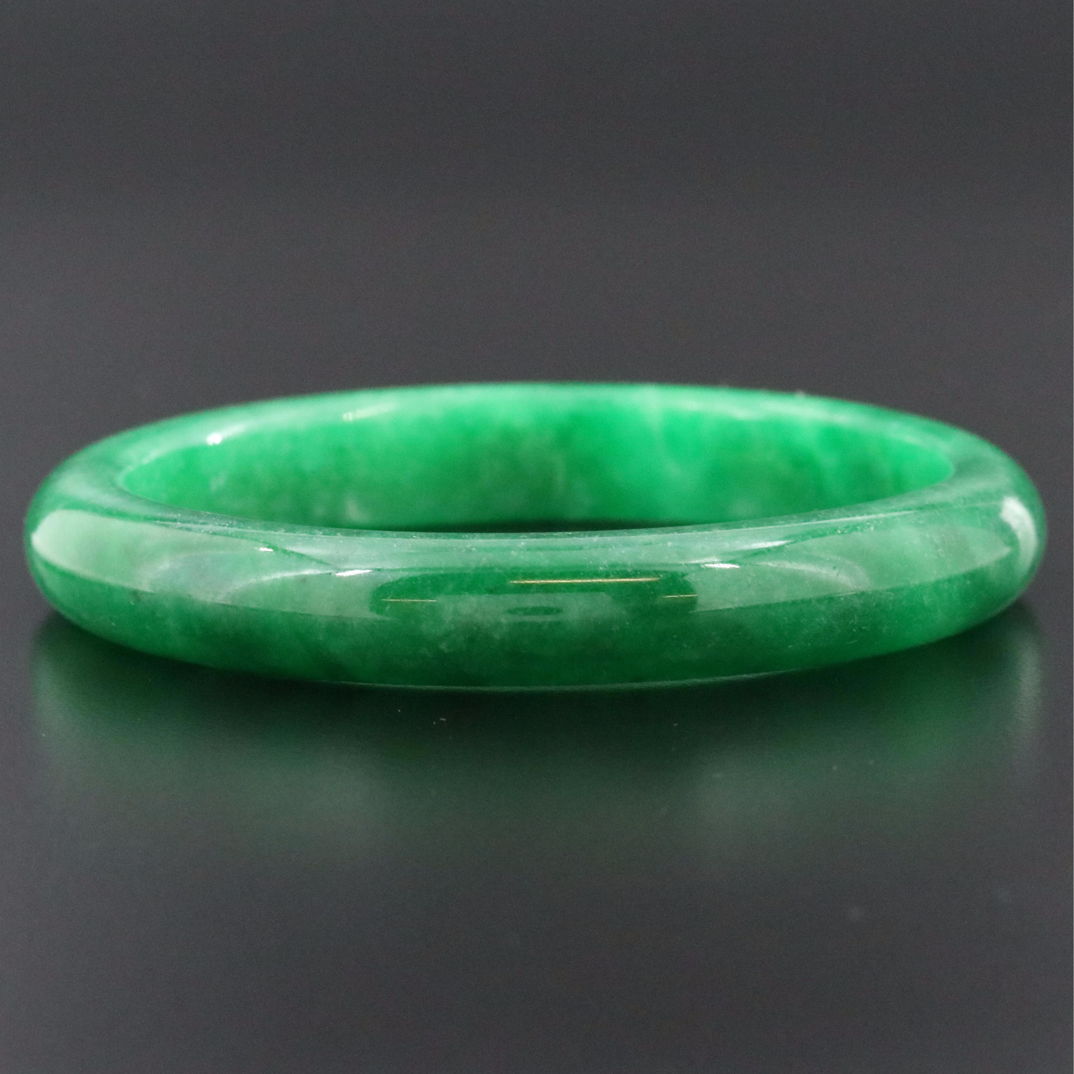 Jadeite Hololith Bangle