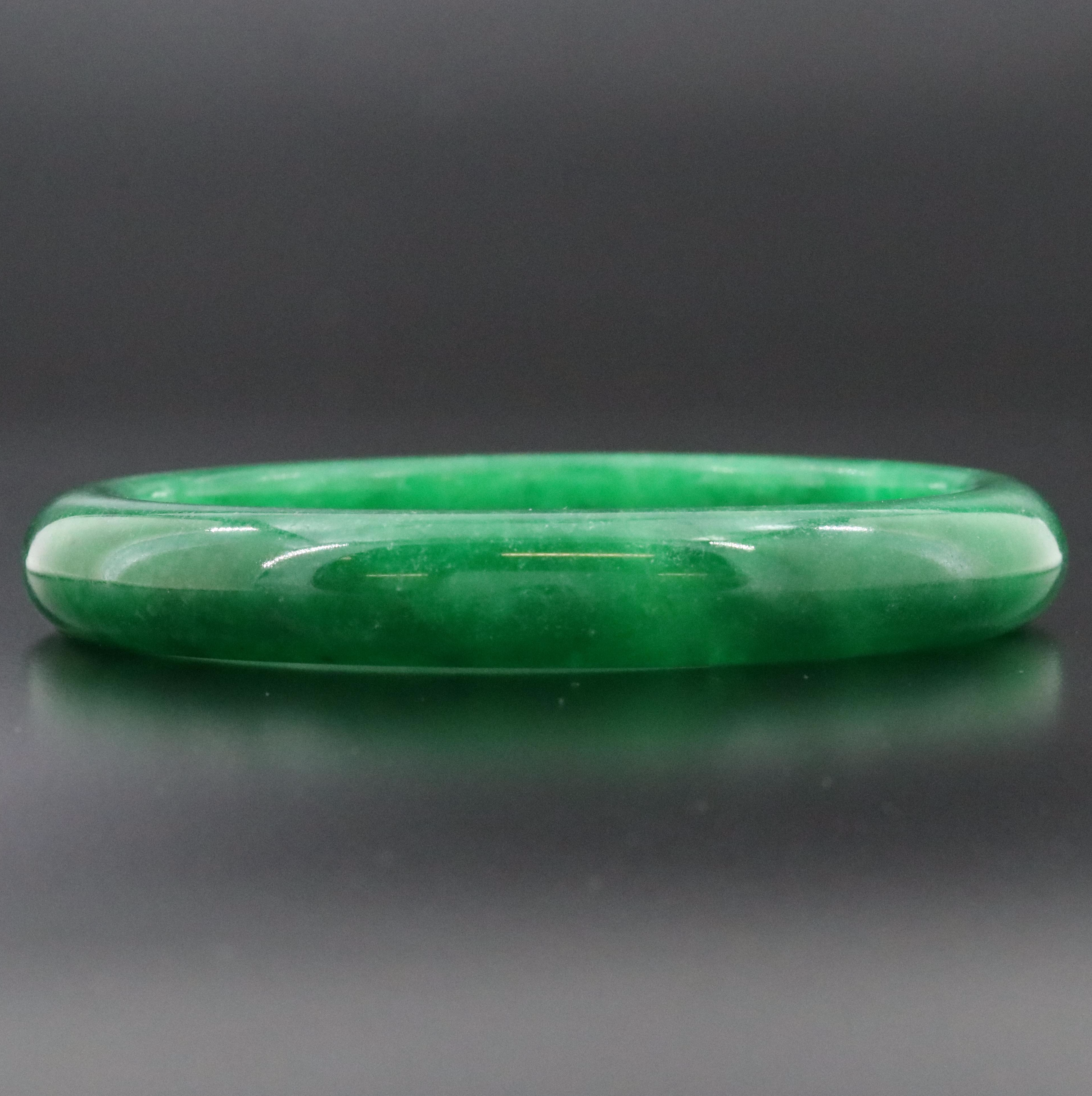 Jadeite Hololith Bangle