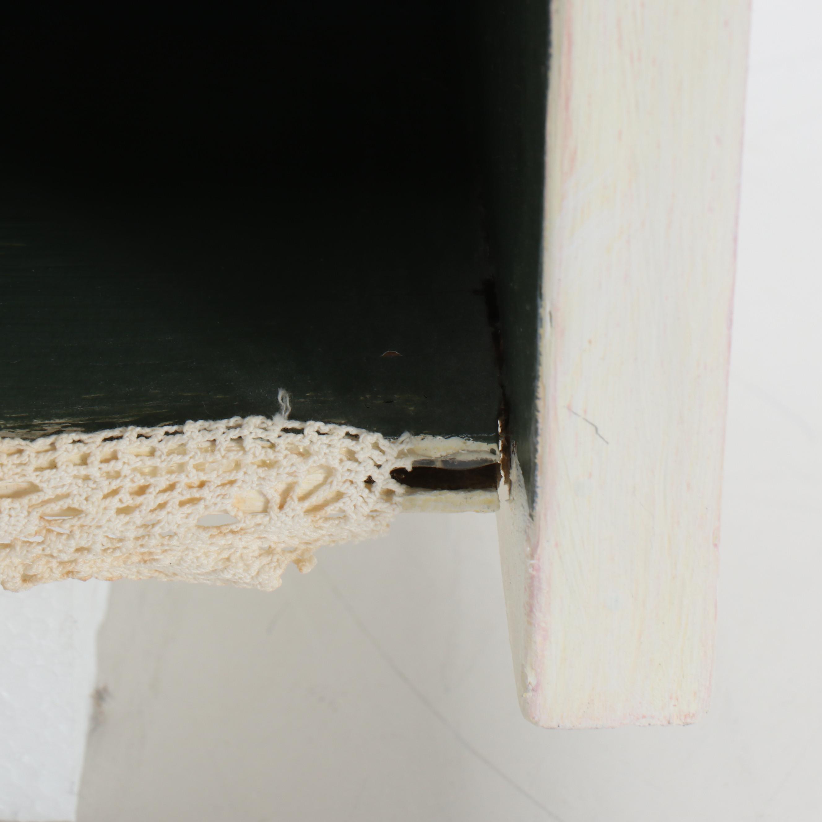 Hand-Painted Wooden Cabinet