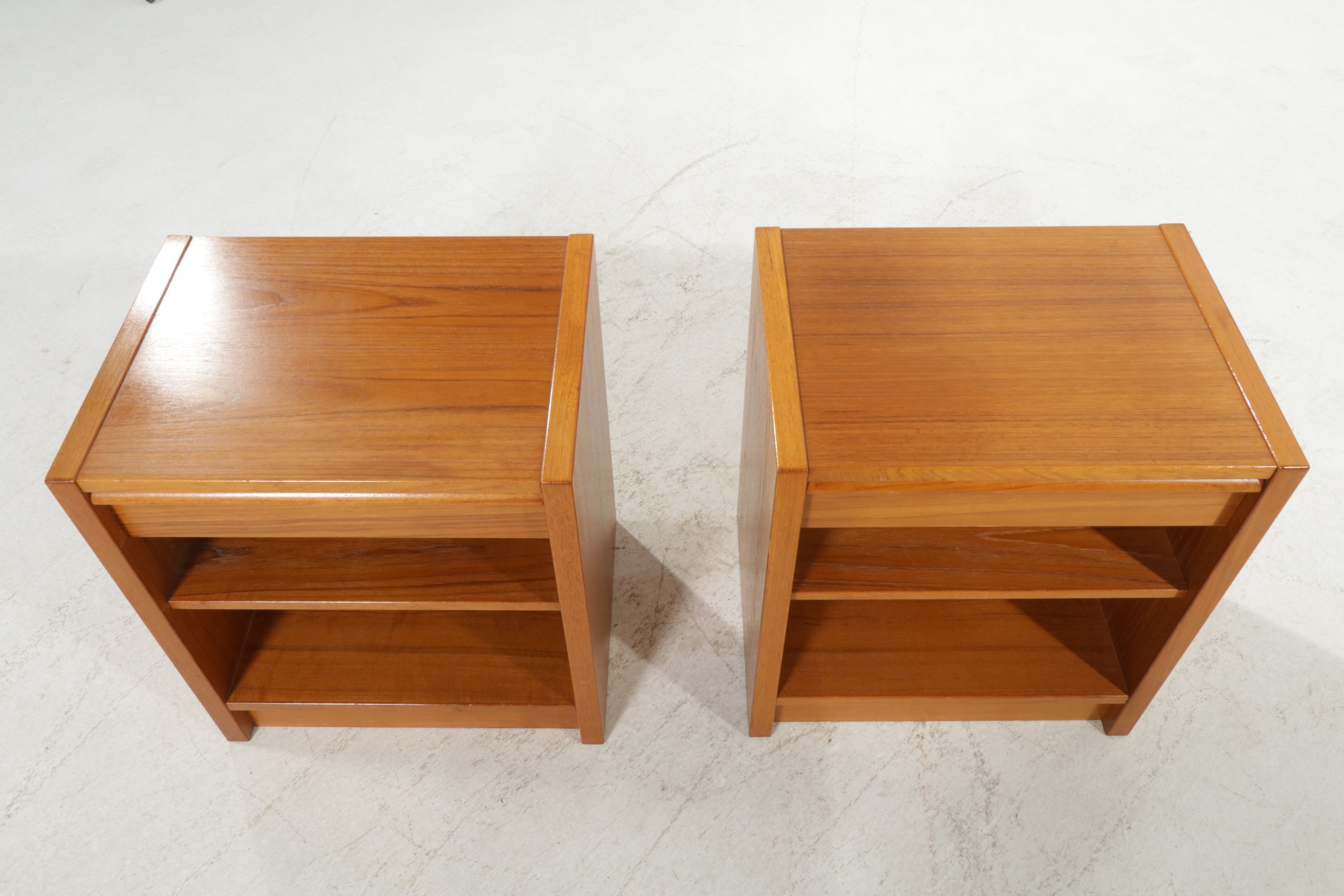 Jesper International Danish Modern Teak Nightstands