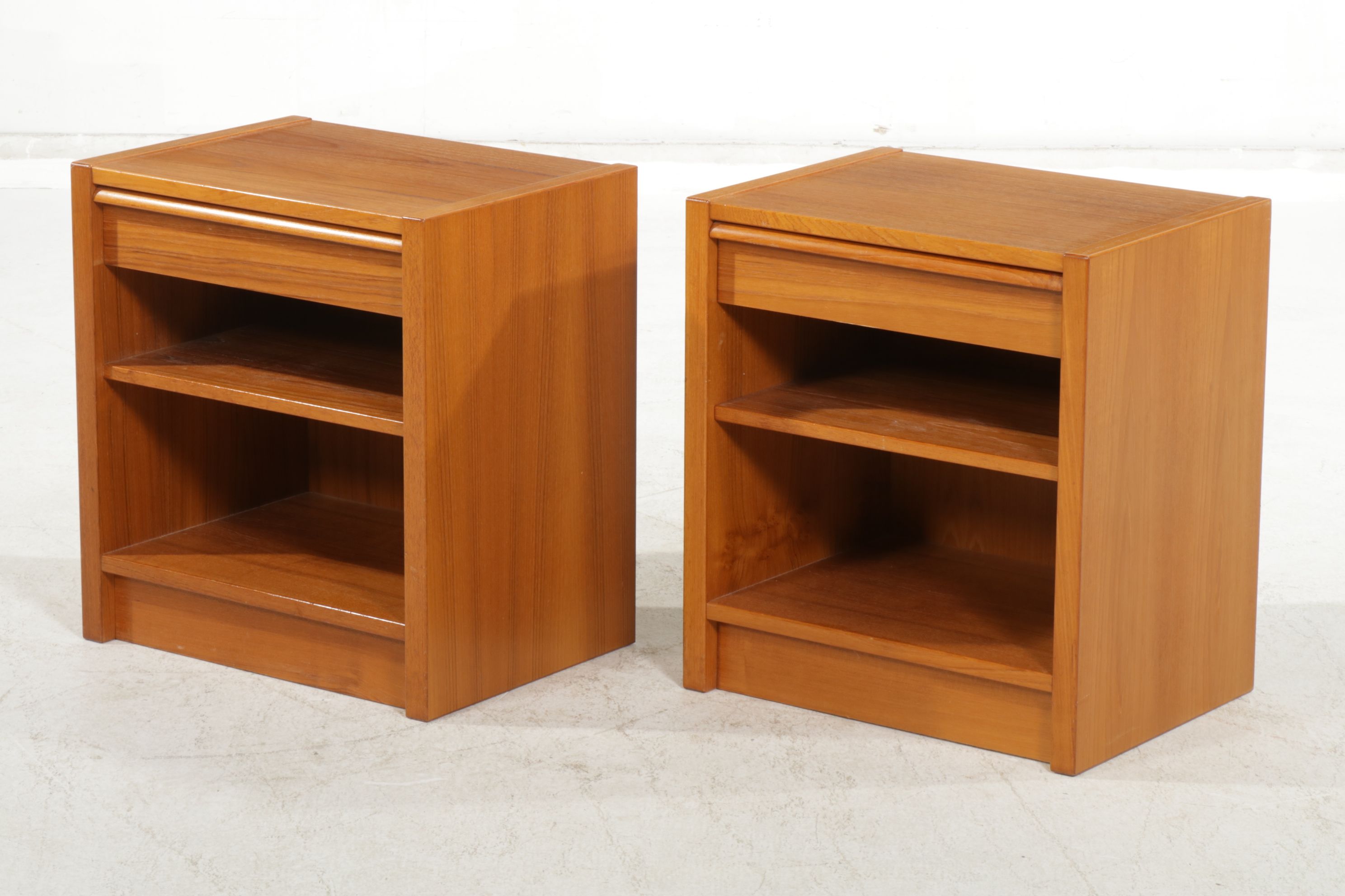 Jesper International Danish Modern Teak Nightstands