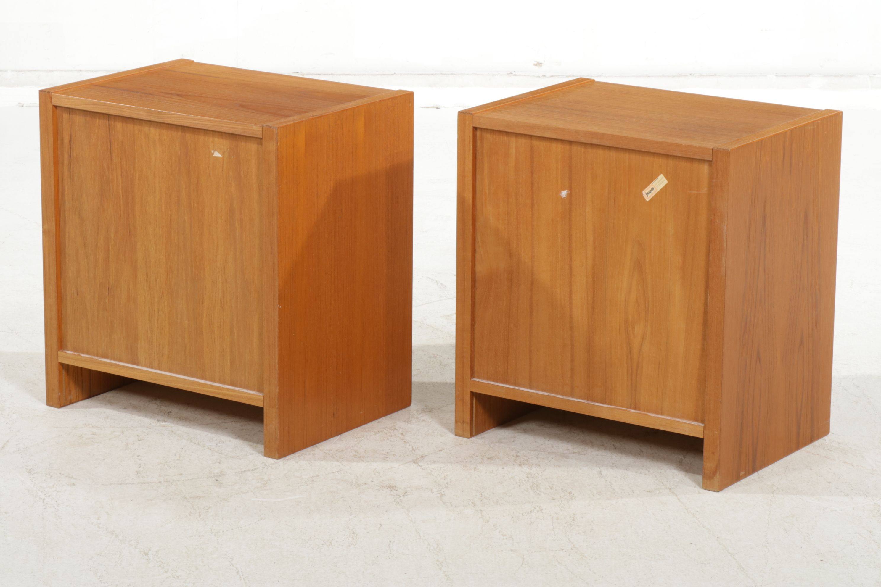 Jesper International Danish Modern Teak Nightstands