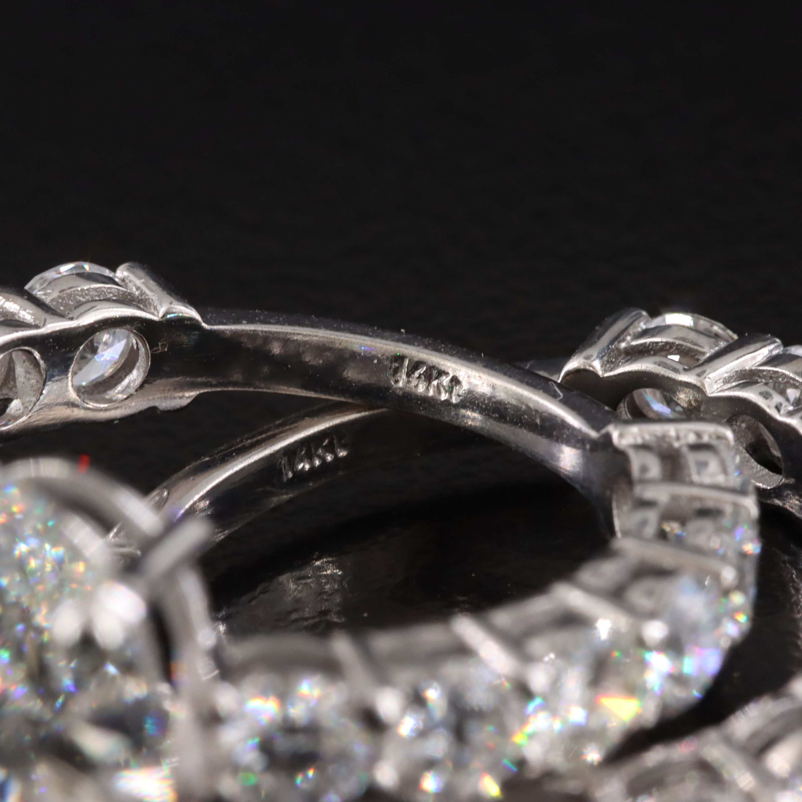 14K 11.24 CTW Lab Grown Diamond Ring Set with IGI Report