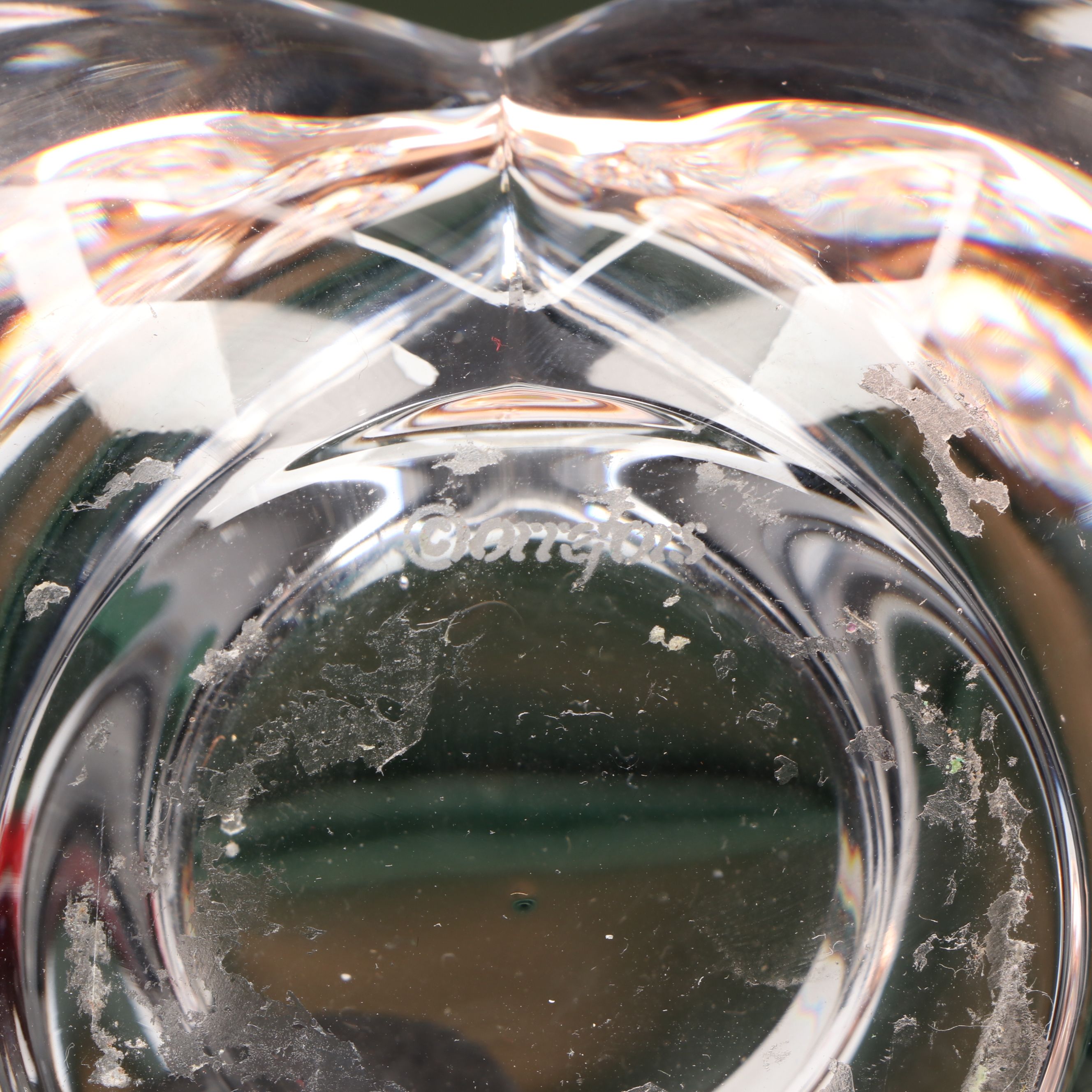 Orrefors Crystal with Ceramic Other and Other Heart-Shaped Tableware