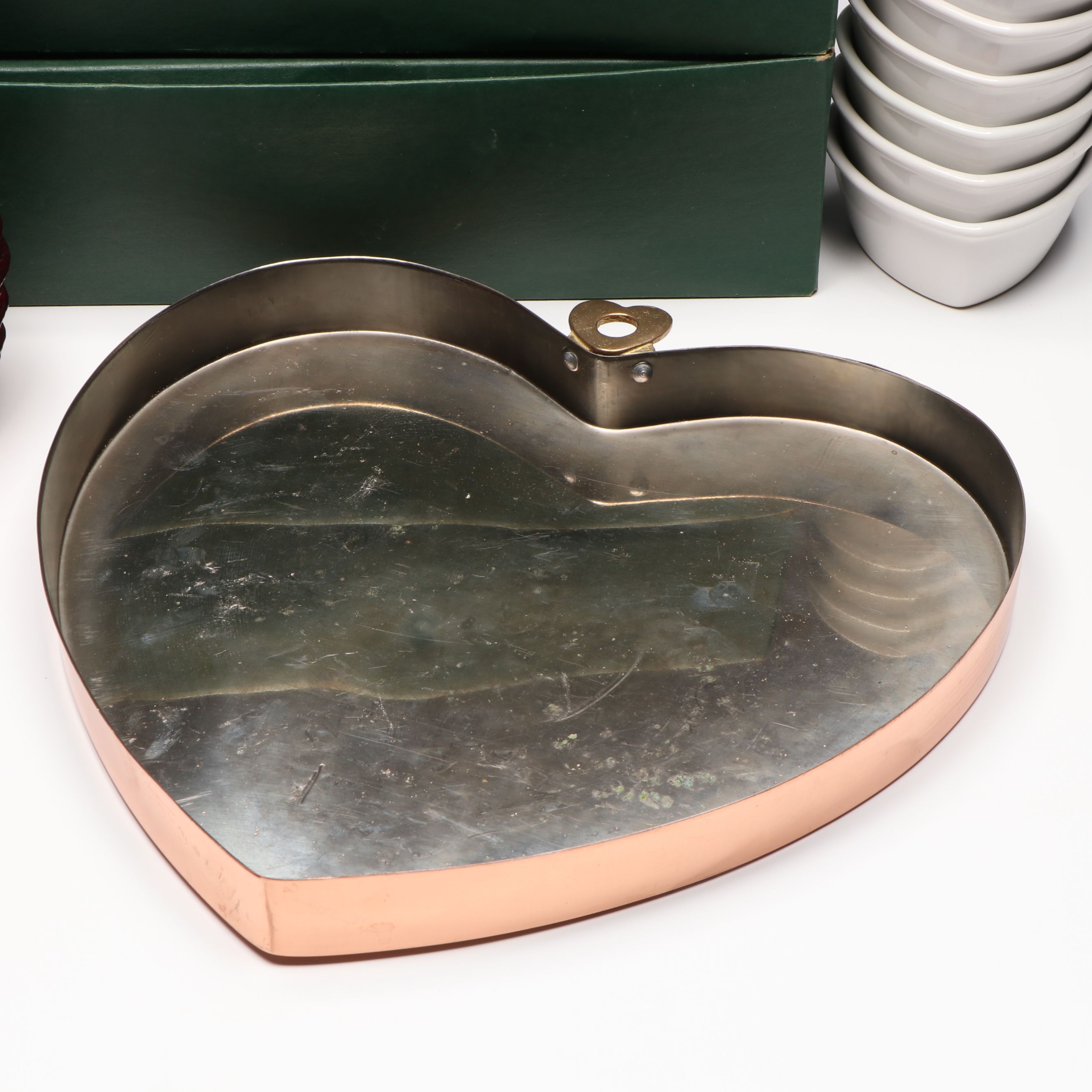 Orrefors Crystal with Ceramic Other and Other Heart-Shaped Tableware