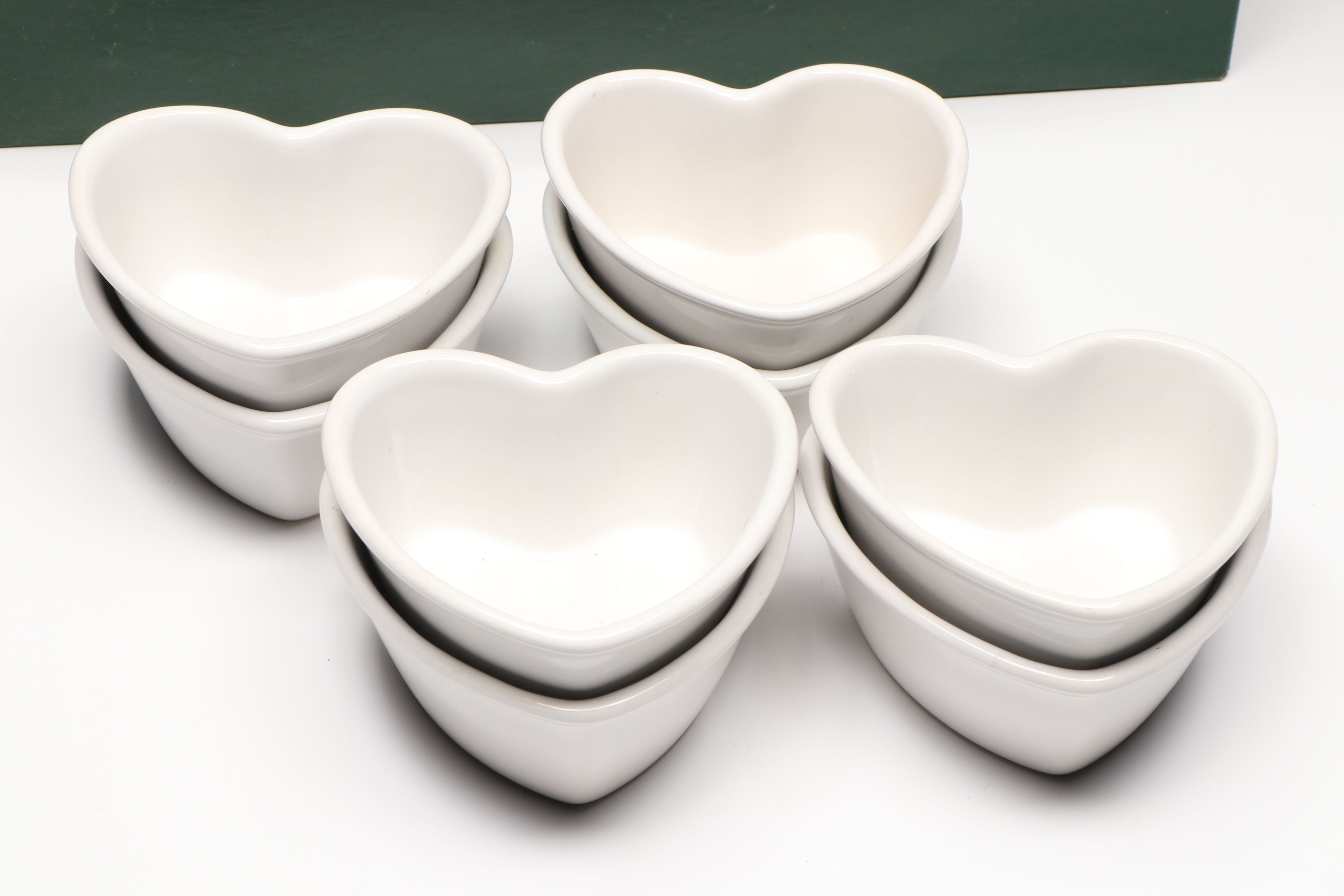 Orrefors Crystal with Ceramic Other and Other Heart-Shaped Tableware