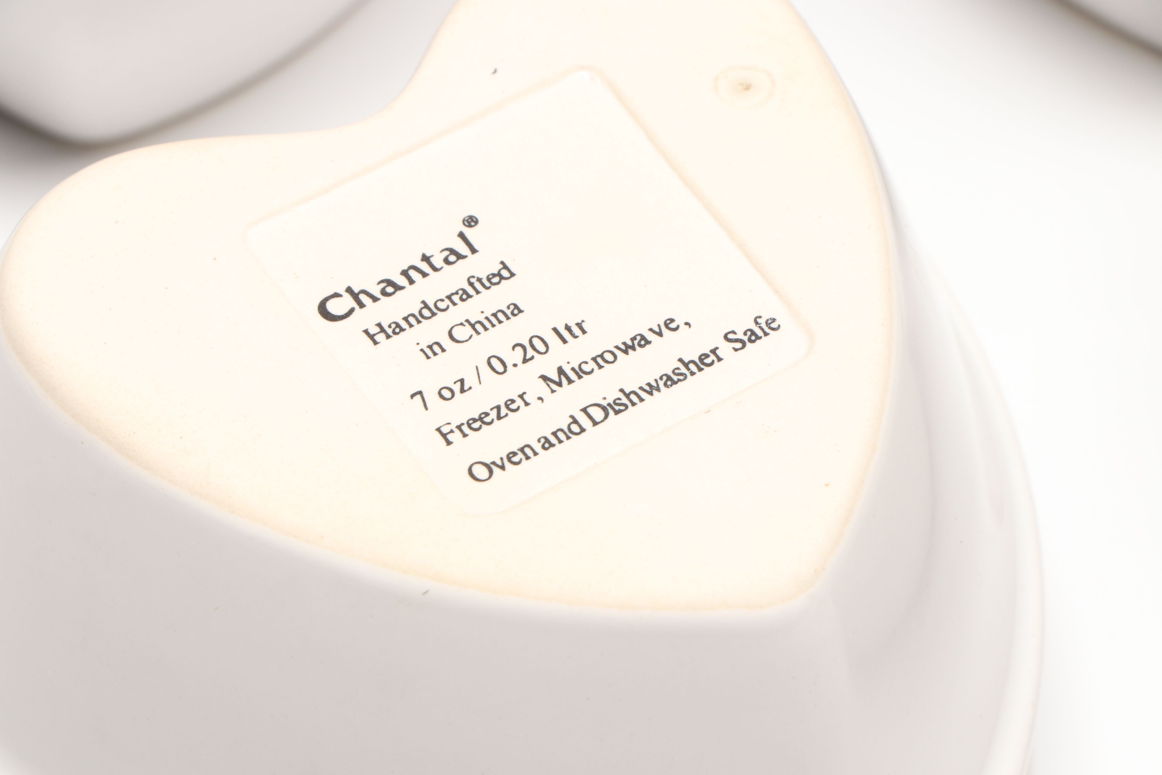 Orrefors Crystal with Ceramic Other and Other Heart-Shaped Tableware