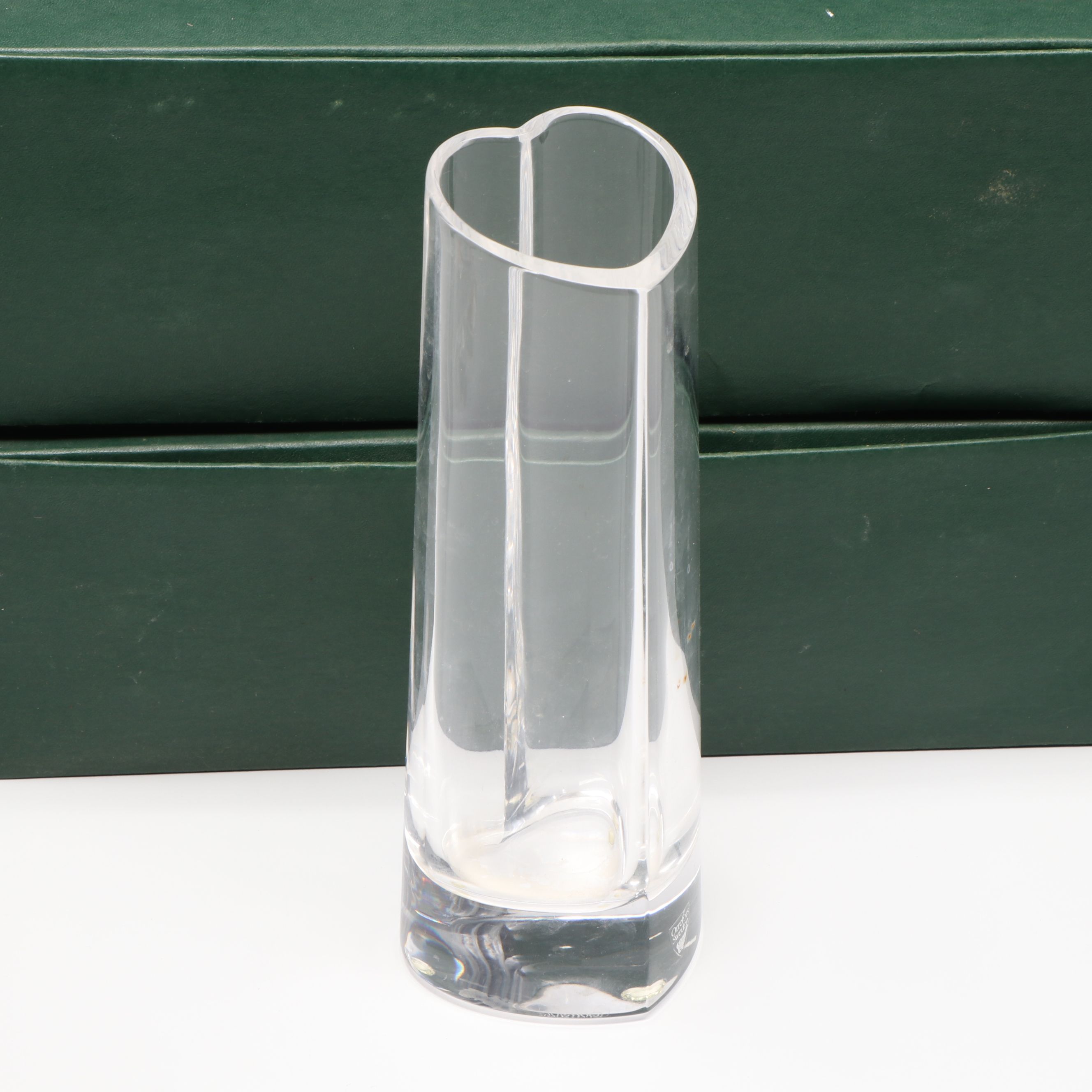 Orrefors Crystal with Ceramic Other and Other Heart-Shaped Tableware