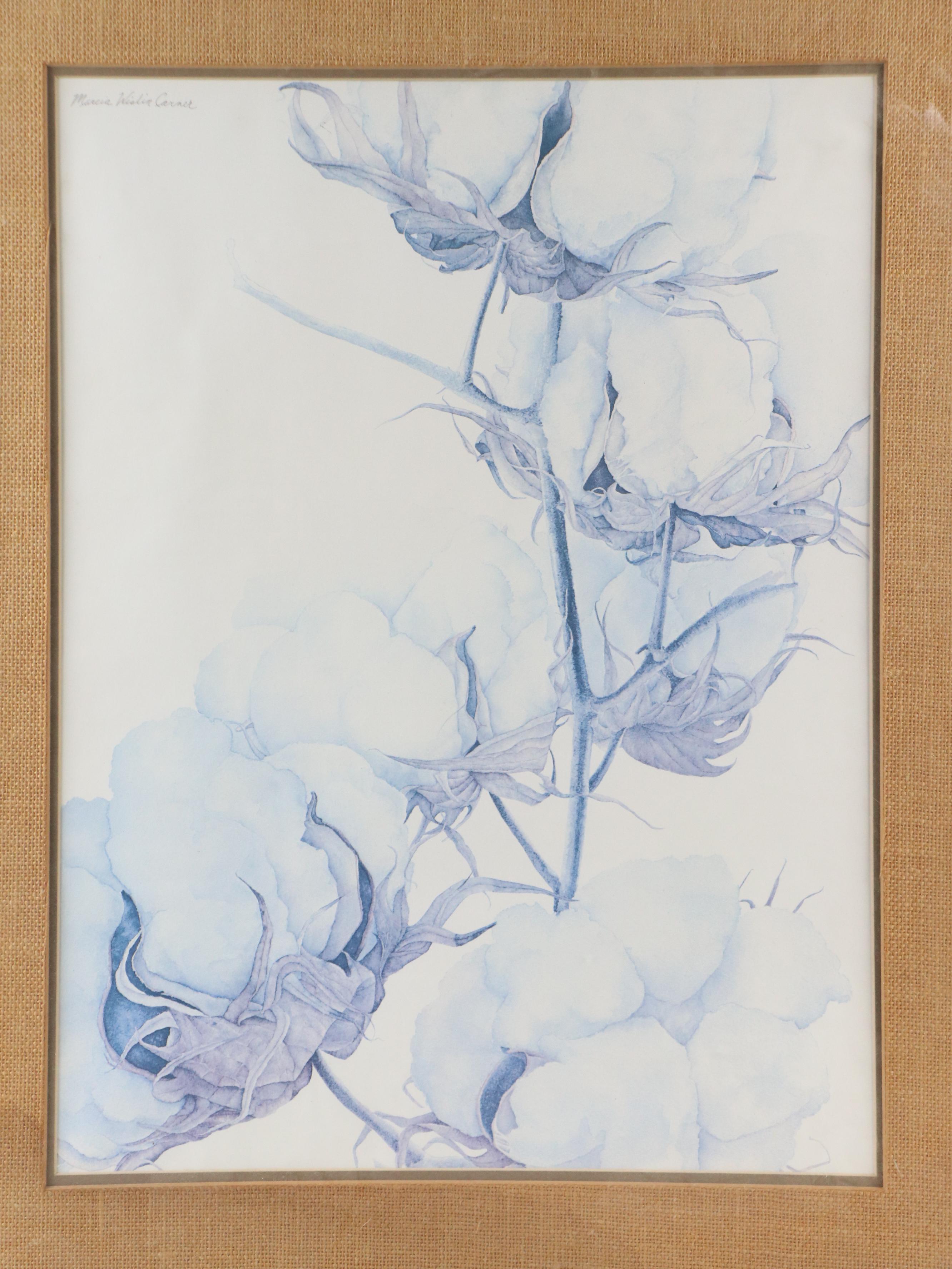 Offset Lithograph of Roses After Marcia Wislin Carmen, 20th century