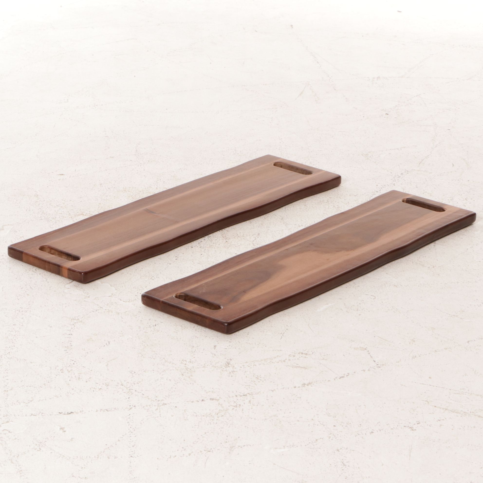 Walnut Wood Charcuterie Cutting Boards with Cut-Out Handles